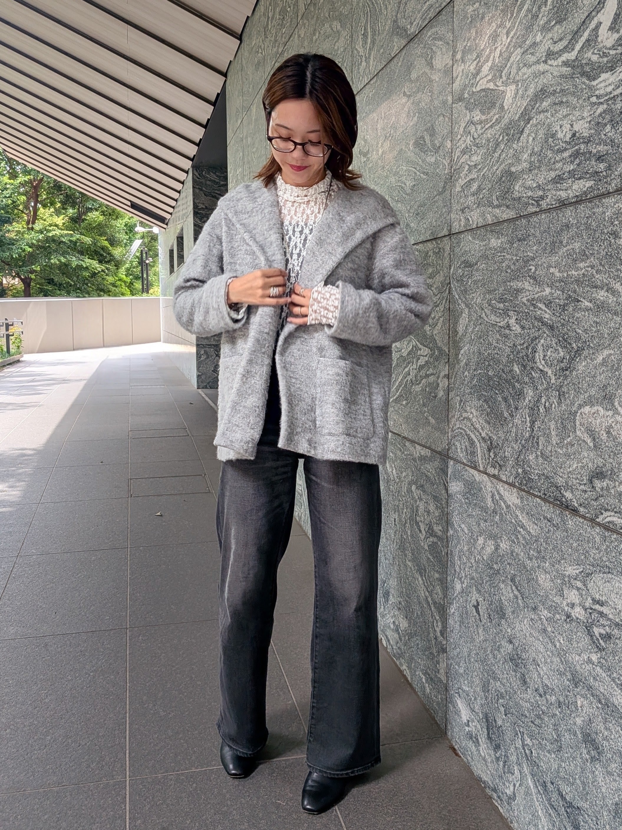 Aさんの「UNTITLED｜【新色追加/人気デニム】MAKE&times;DENIM WIDE」を使ったコーディネート