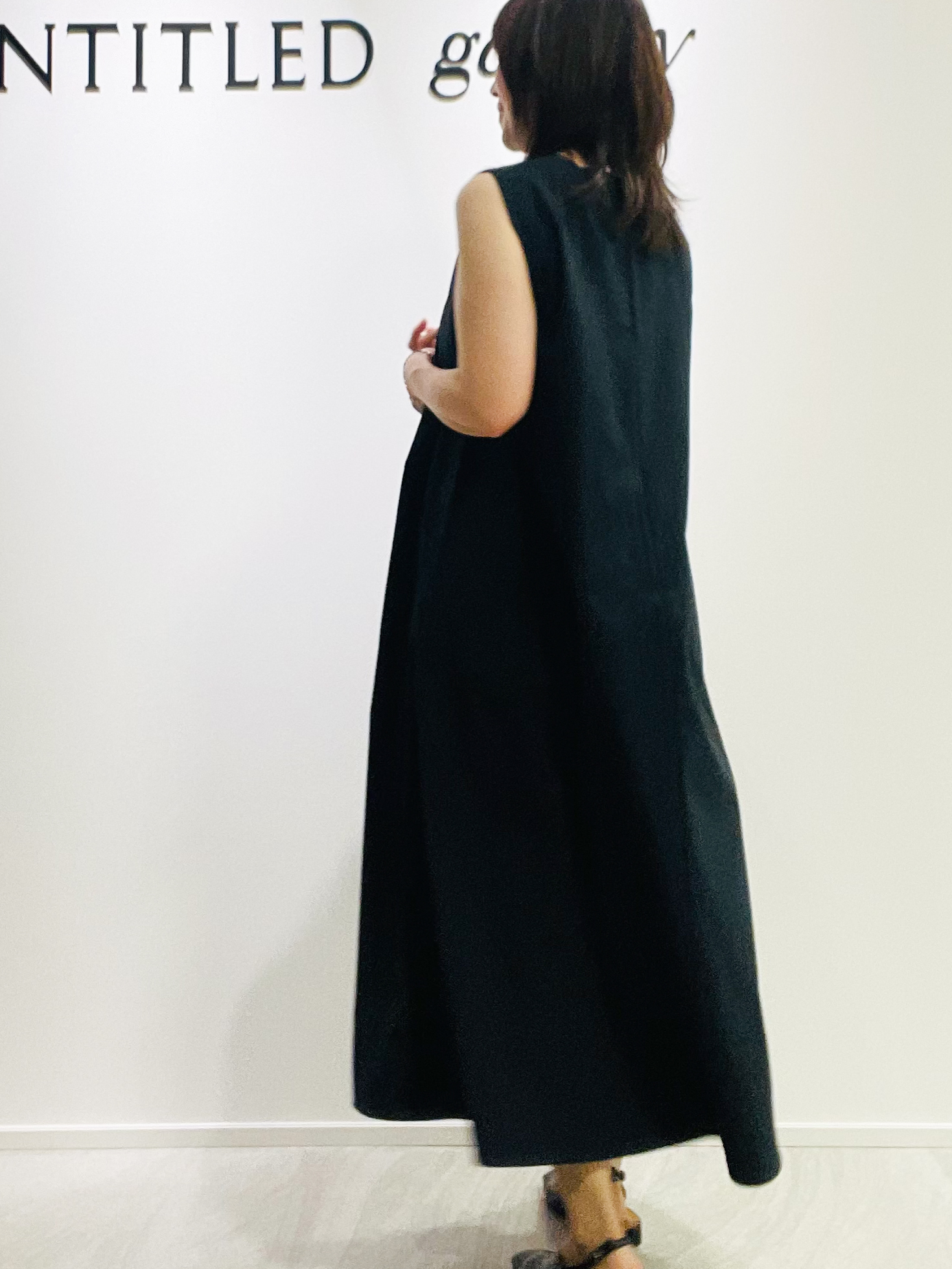 めいさんの「UNTITLED｜【接触冷感/UVカット/吸水速乾】Aラインロングワンピース」を使ったコーディネート