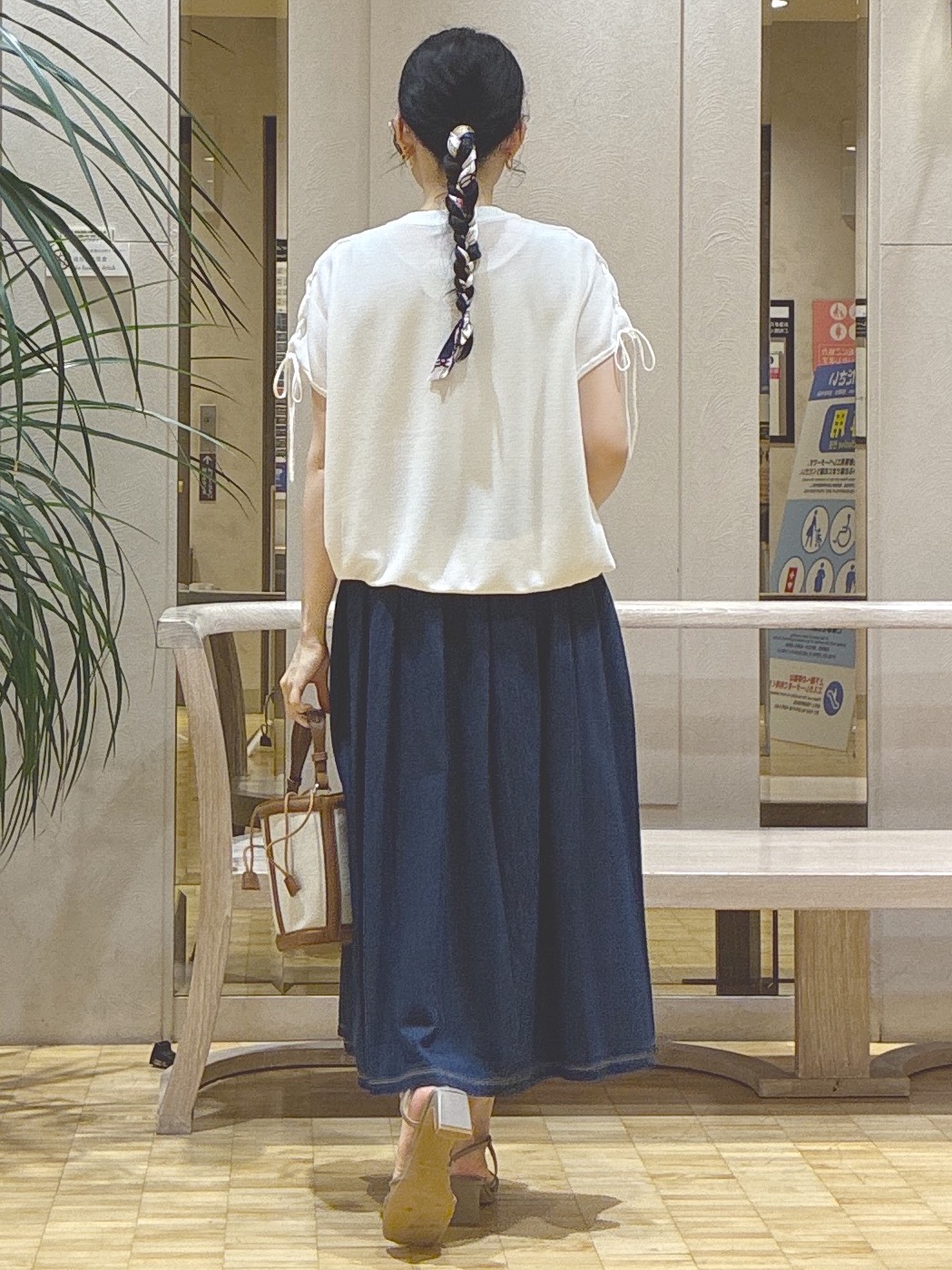  beni_gingerさんの「Reflect｜レースアップスリーブデザインニット」を使ったコーディネート