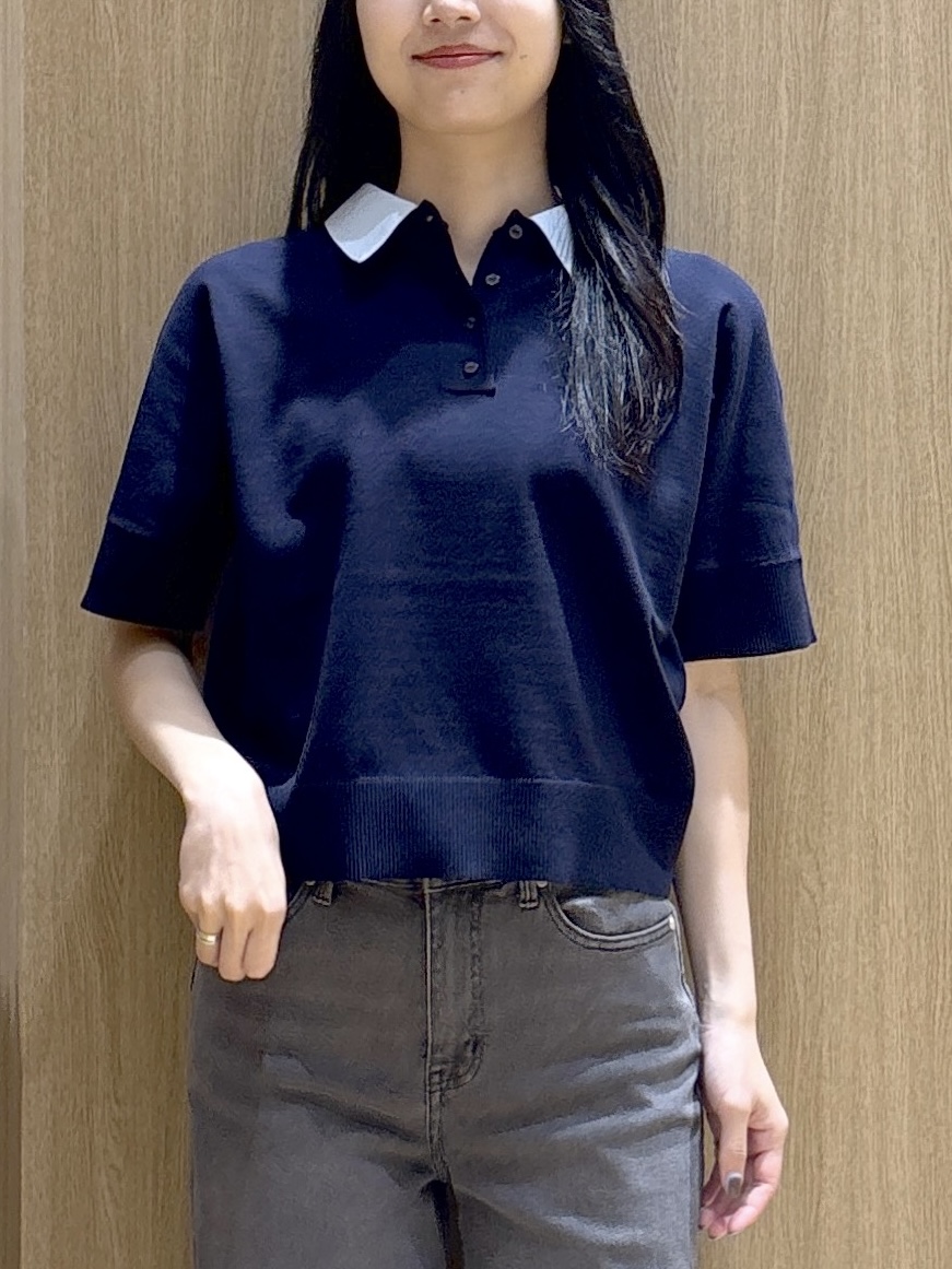 sachikoさんの「OPAQUE.CLIP｜2WAY衿ドッキングニット《洗濯機OK》」を使ったコーディネート