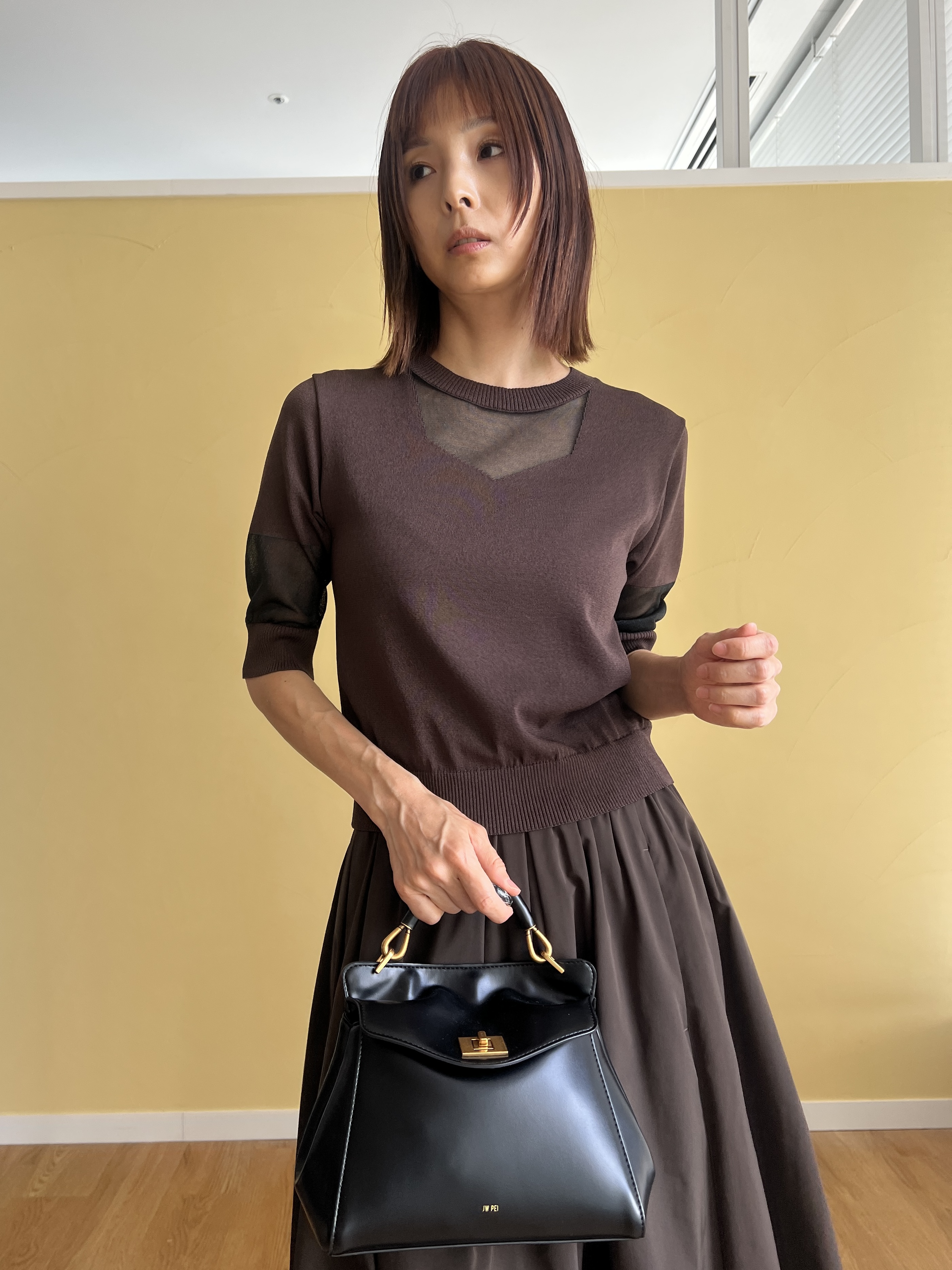 misaさんの「DRESSTERIOR｜◆JW PEI （ジェイダブリュー ペイ） ハンドバッグ」を使ったコーディネート