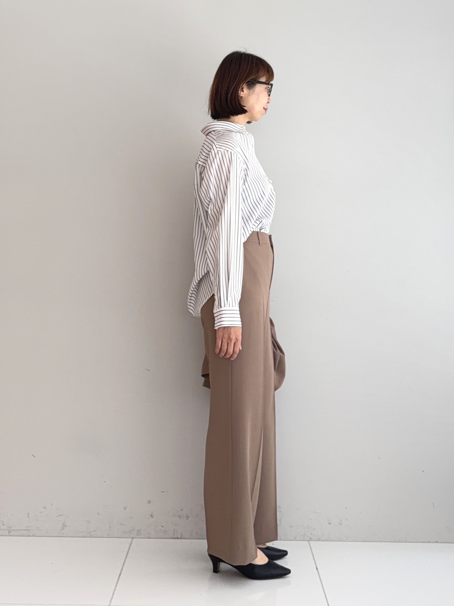 murayamaさんの「INDIVI｜【接触冷感/UVケア/着る日傘】ダブルジャケット」を使ったコーディネート