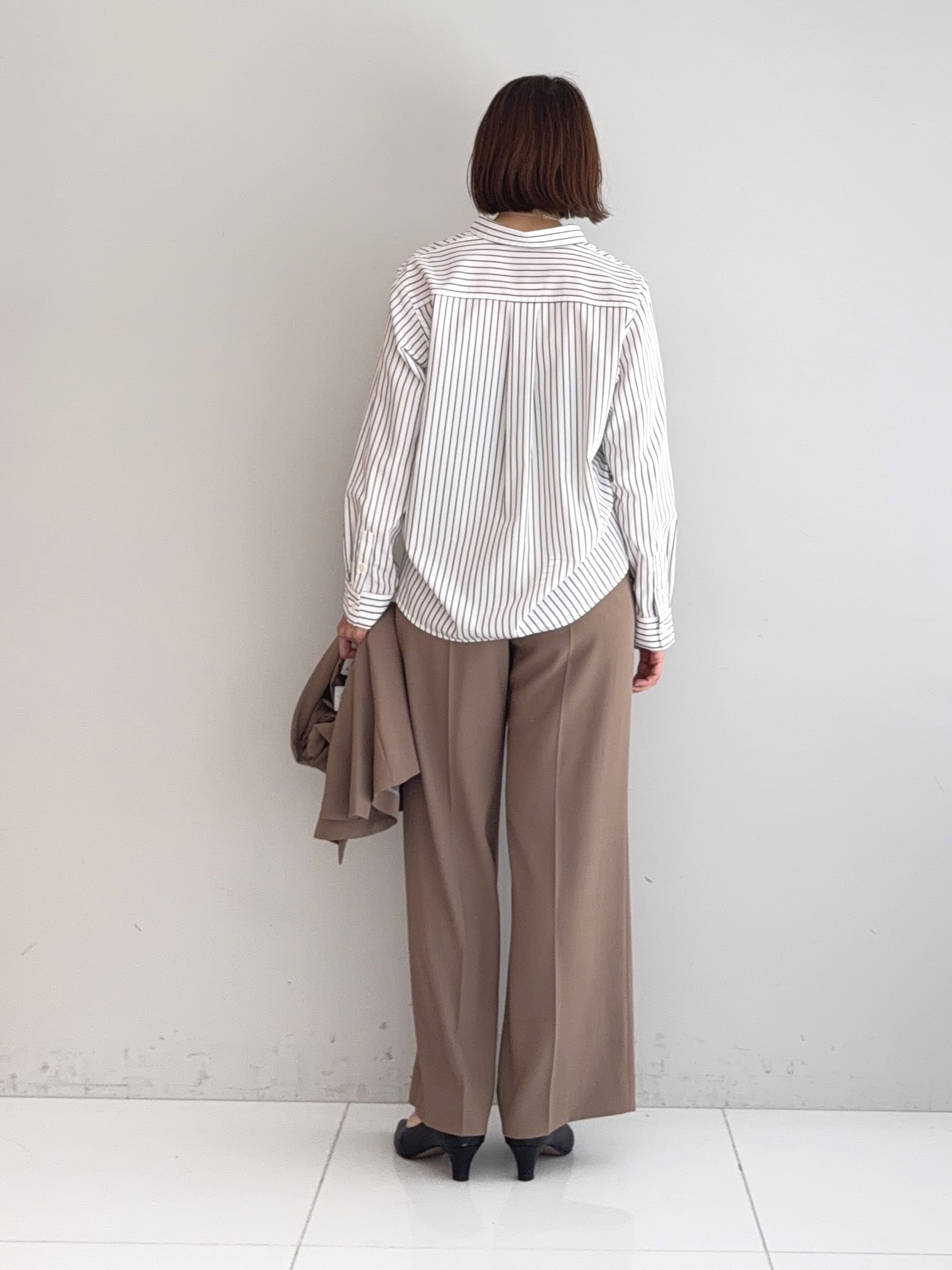 murayamaさんの「INDIVI｜【接触冷感/UVケア/着る日傘】ダブルジャケット」を使ったコーディネート