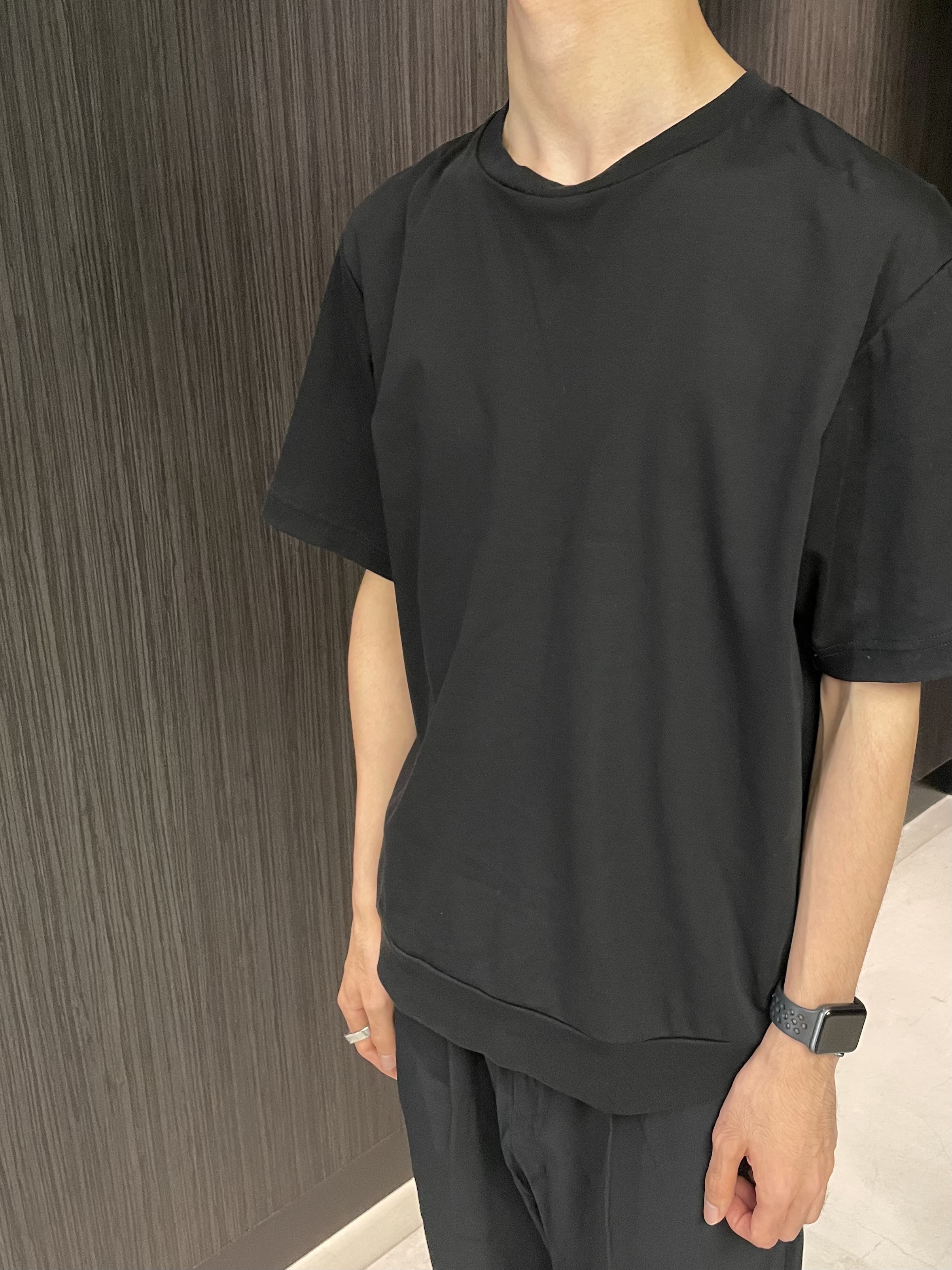 Okdさんの「TAKEO KIKUCHI｜【接触冷感】アイスクリアコットン Tシャツ」を使ったコーディネート
