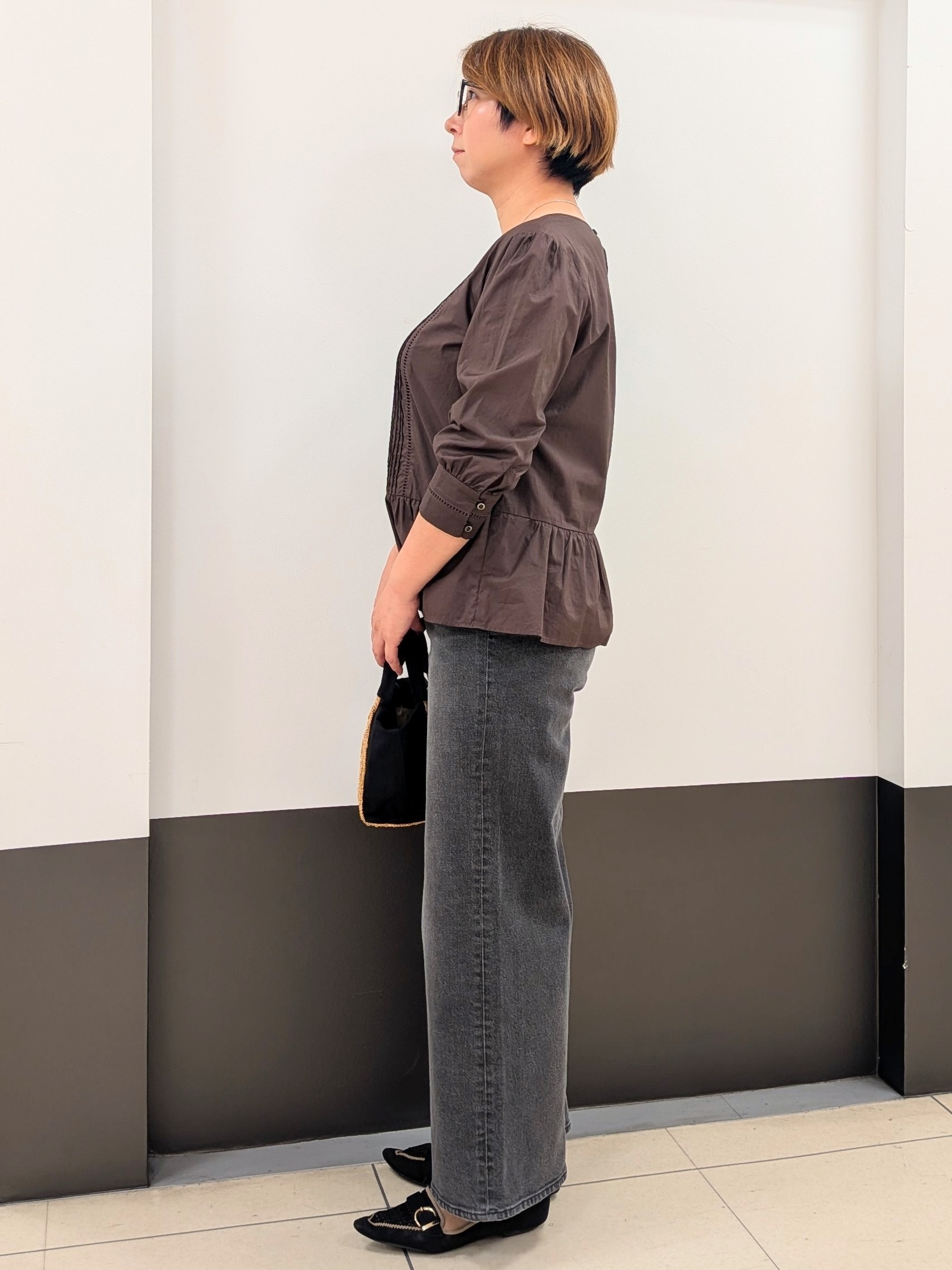 じゅりさんの「Reflect｜【手洗い可】ピンタックレースブラウス」を使ったコーディネート