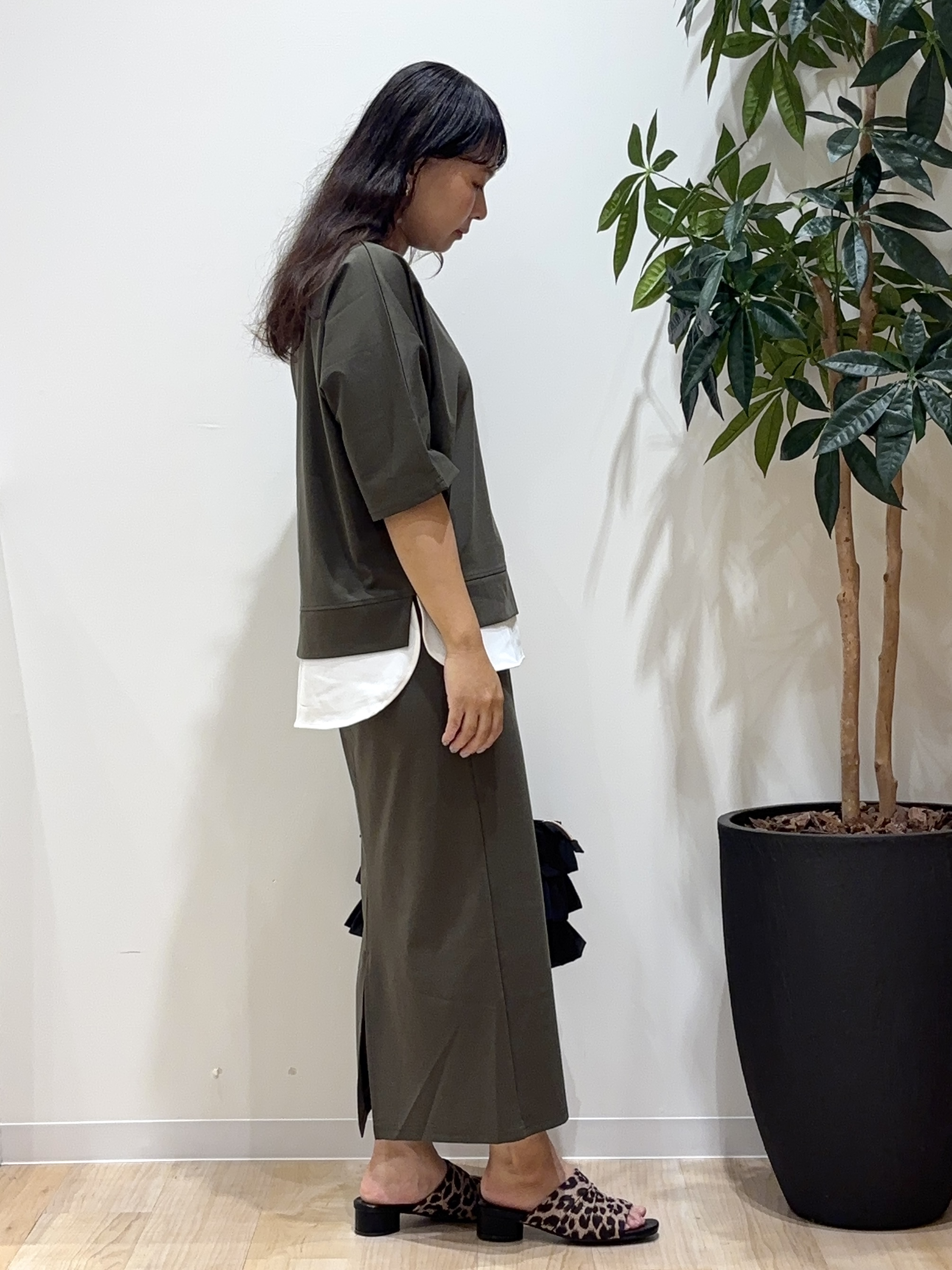 miraiさんの「grove｜【着回し◎】レイヤード風セットアップ」を使ったコーディネート