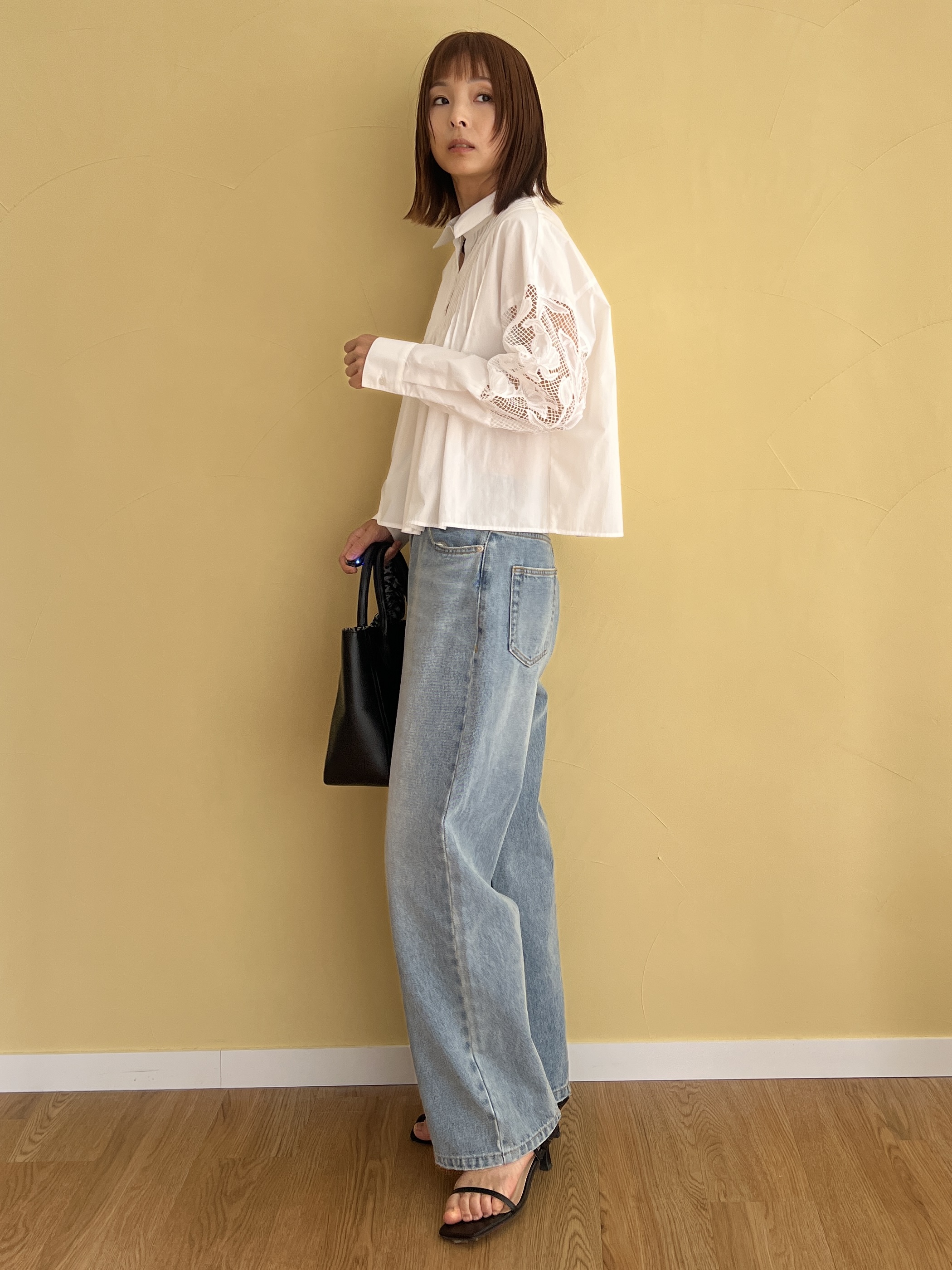 misaさんの「DRESSTERIOR｜【otonaMUSE5月号掲載】スキニーベルトサンダル」を使ったコーディネート