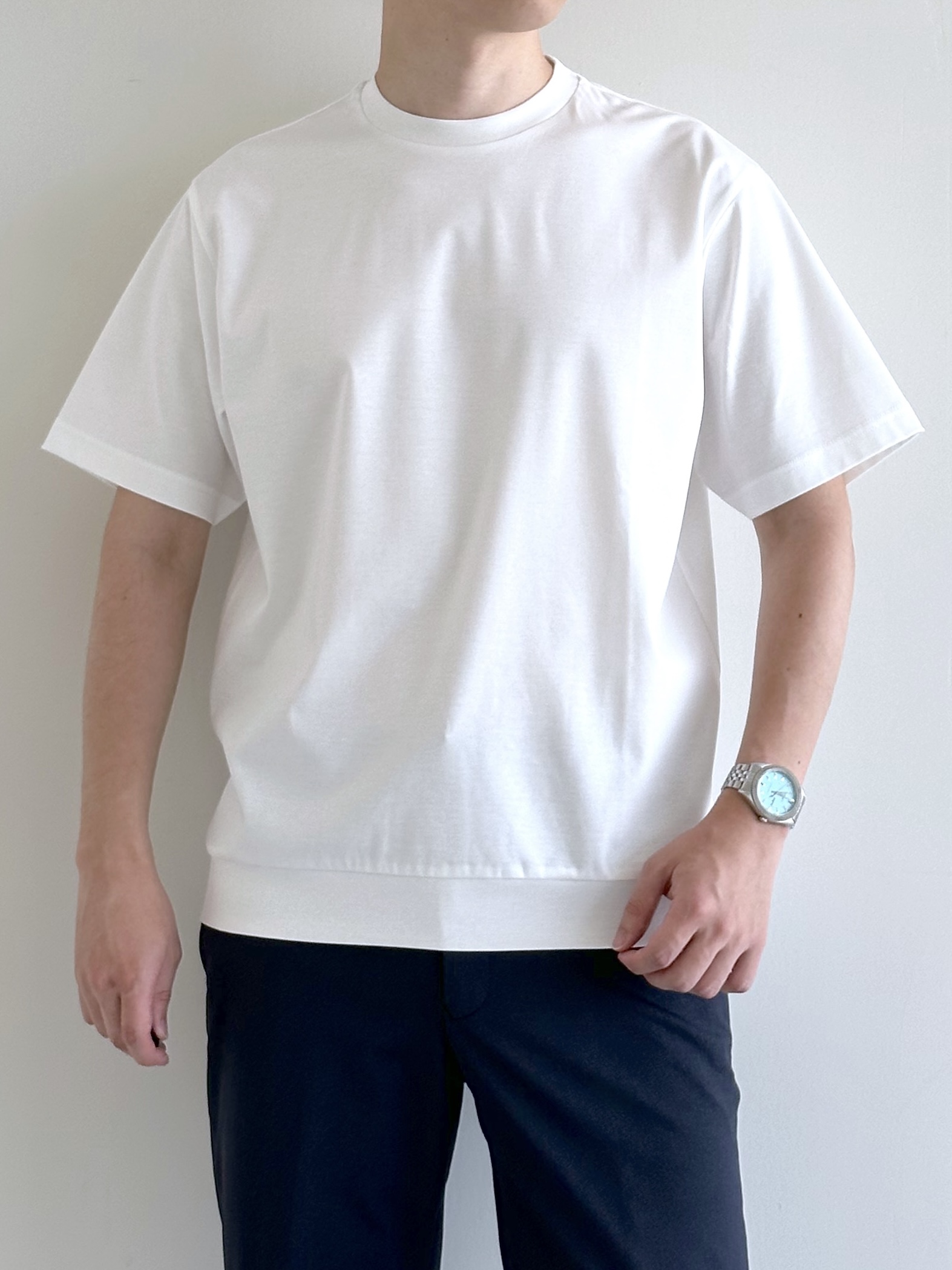 イッシーさんの「TAKEO KIKUCHI｜【360&deg;ストレッチ／軽量】None Of Stress ライト ジャケット（セットアップ対応）」を使ったコーディネート