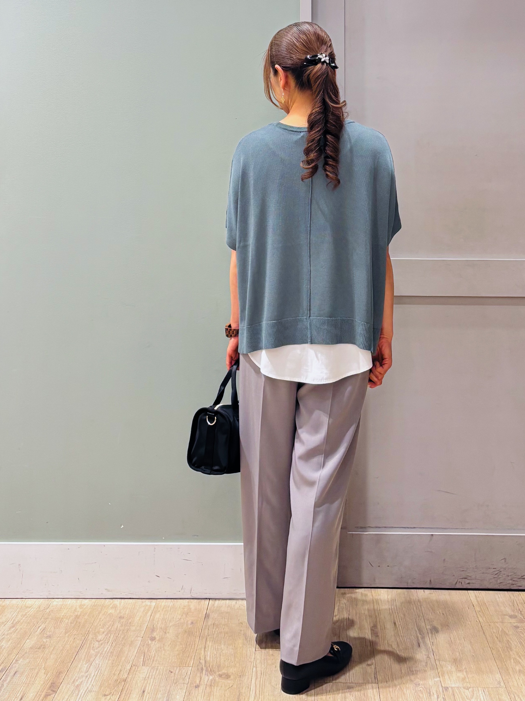 Komi☆さんの「grove｜【体系カバー◎】ニット&times;インナーシャツタンクSET」を使ったコーディネート