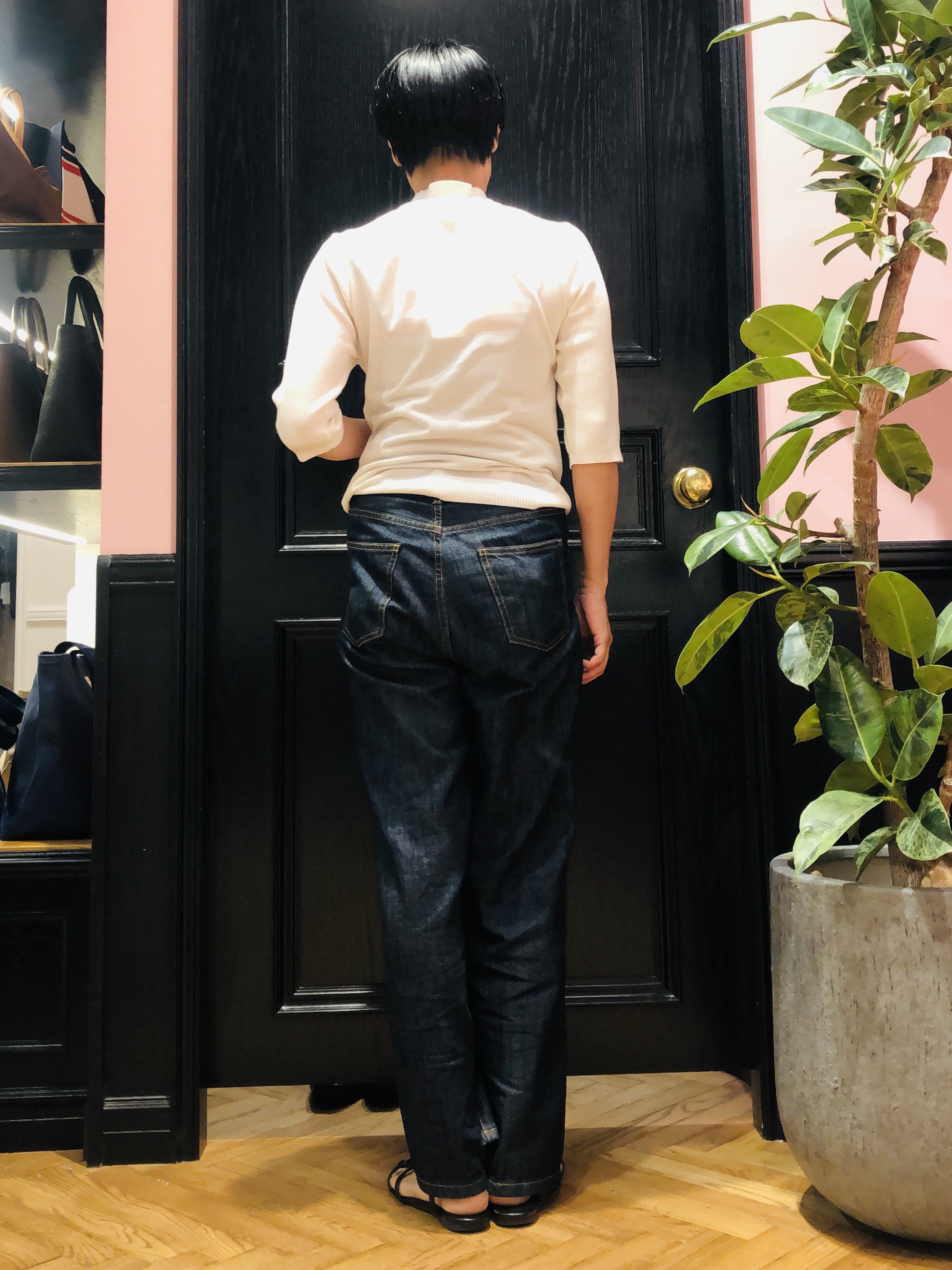 OGATAさんの「DRESSTERIOR｜【接触冷感】クールタッチカットハーフスリーブプルオーバー」を使ったコーディネート
