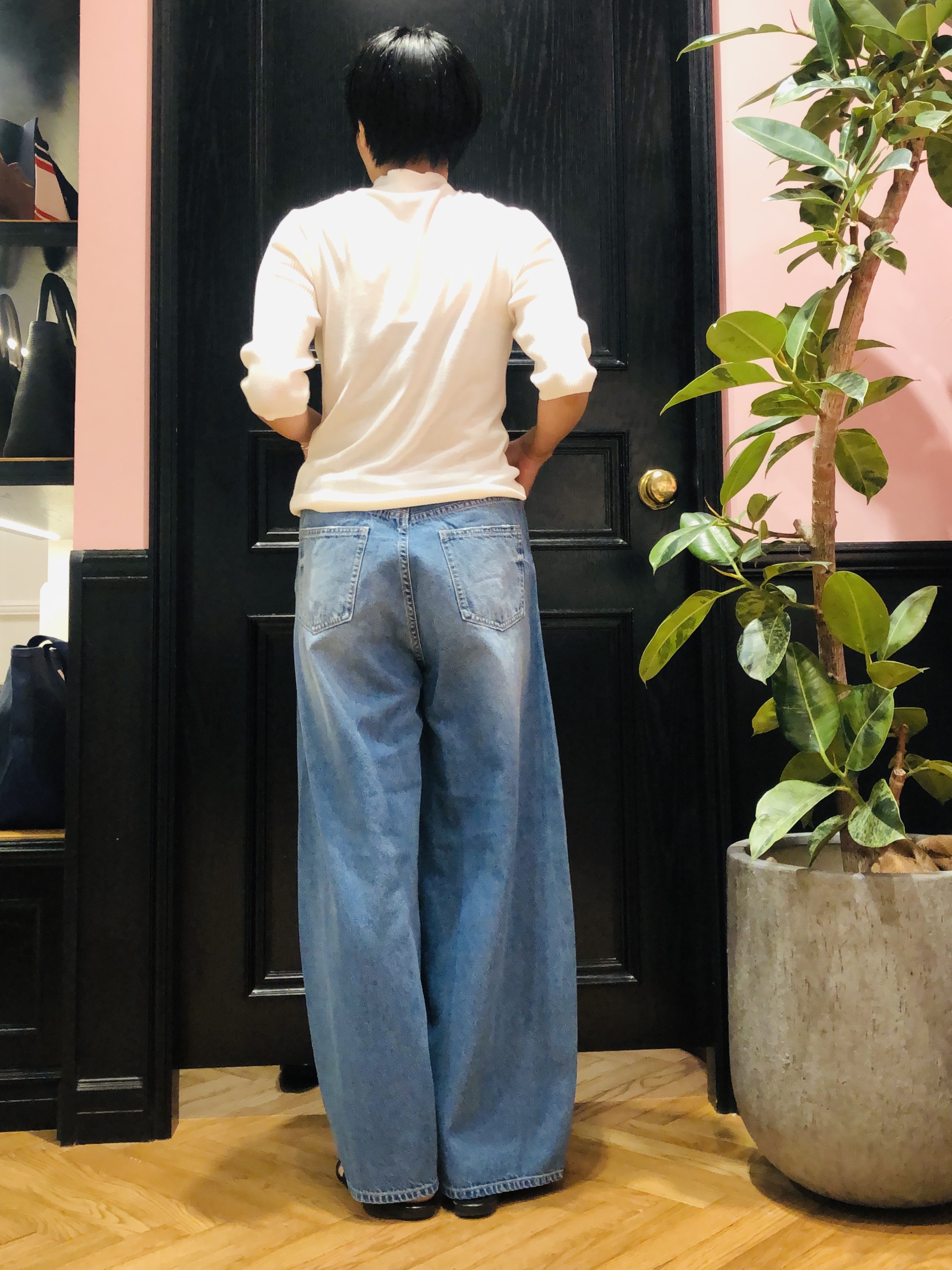 OGATAさんの「DRESSTERIOR｜【接触冷感】クールタッチカットハーフスリーブプルオーバー」を使ったコーディネート