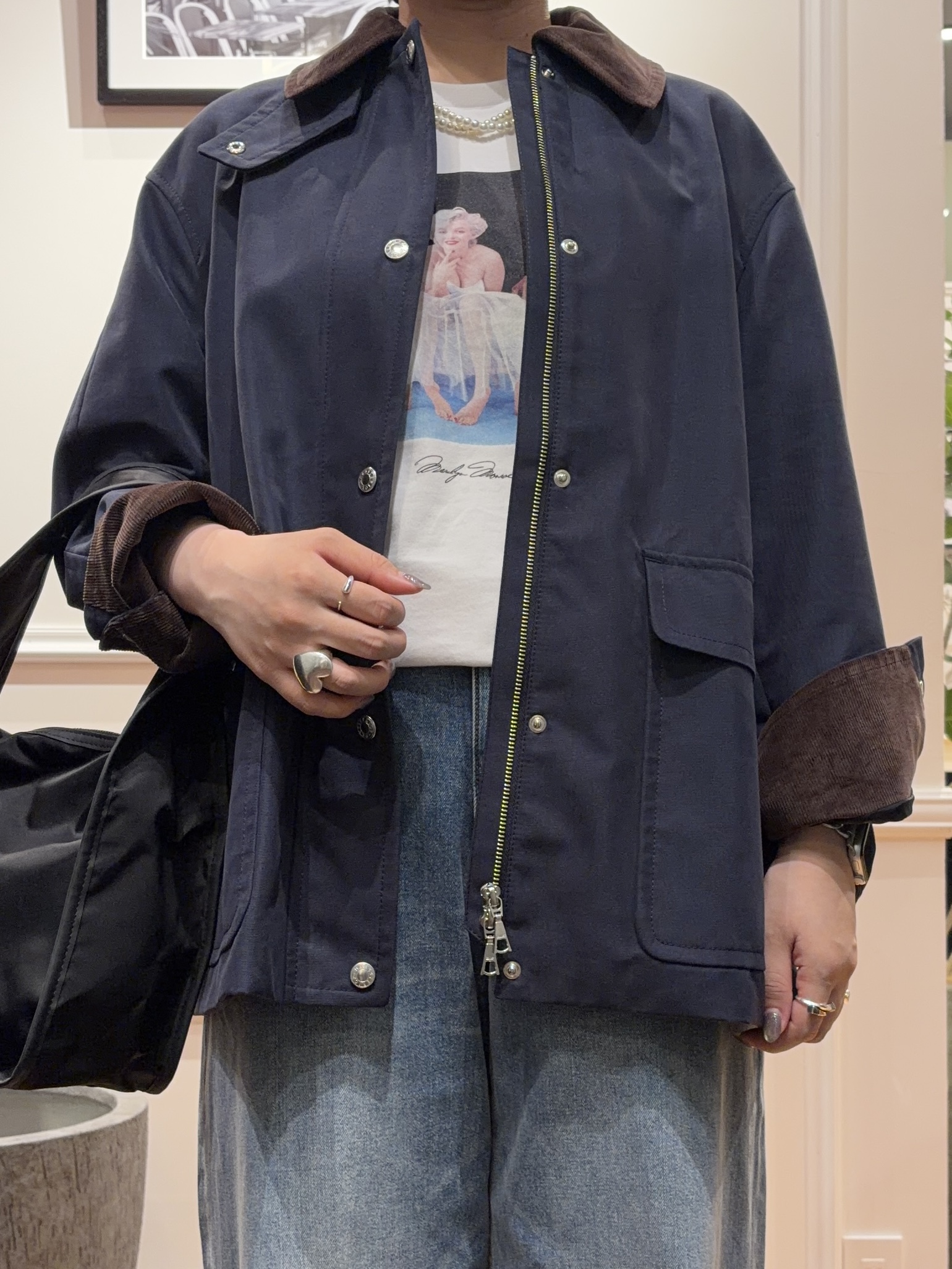 SAKAIさんの「DRESSTERIOR｜【別注】マリリンモンロー/カラープリントTシャツ」を使ったコーディネート