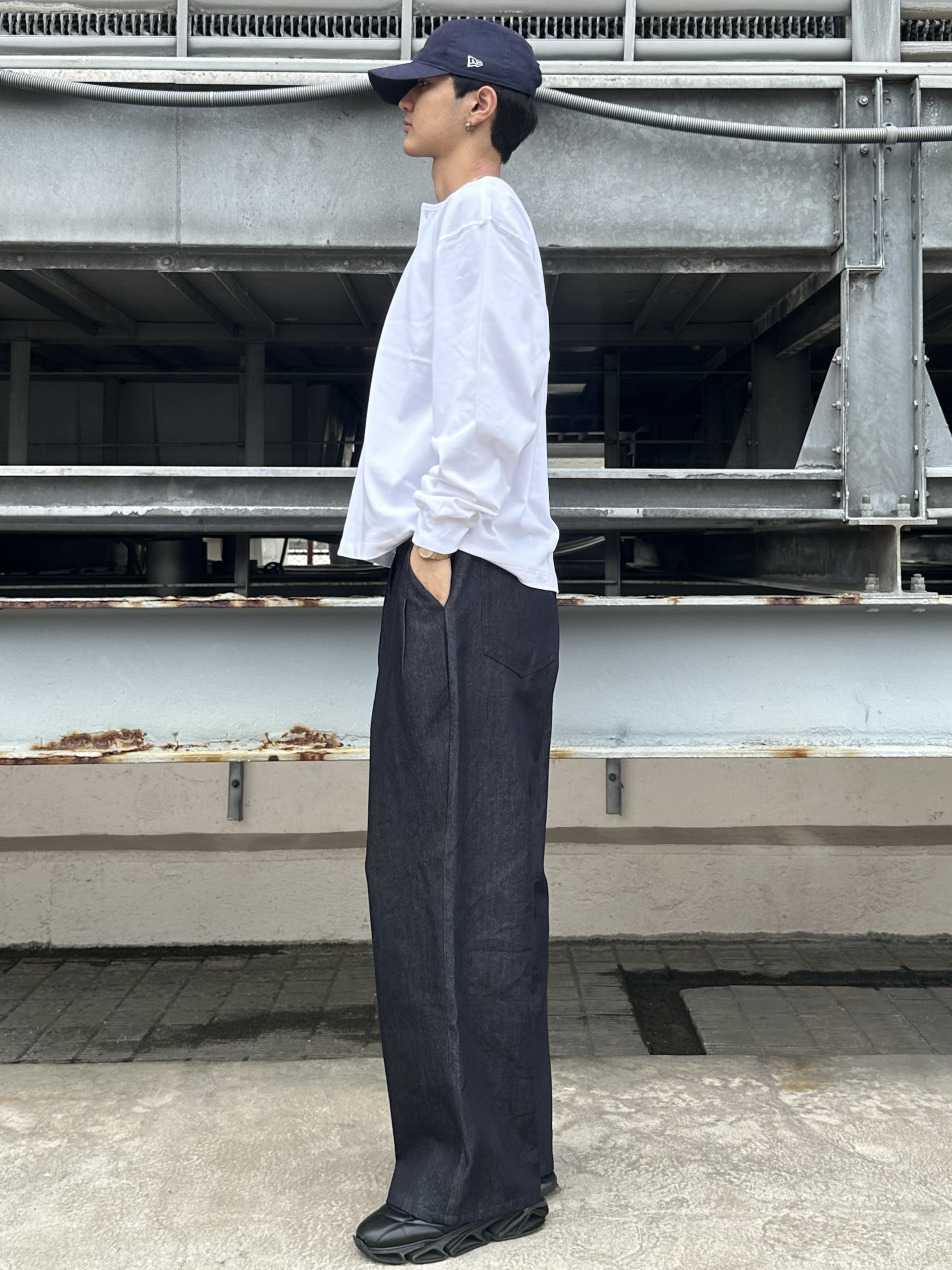 KOHEIさんの「tk.TAKEO KIKUCHI｜インサイドシューレーススニーカー」を使ったコーディネート