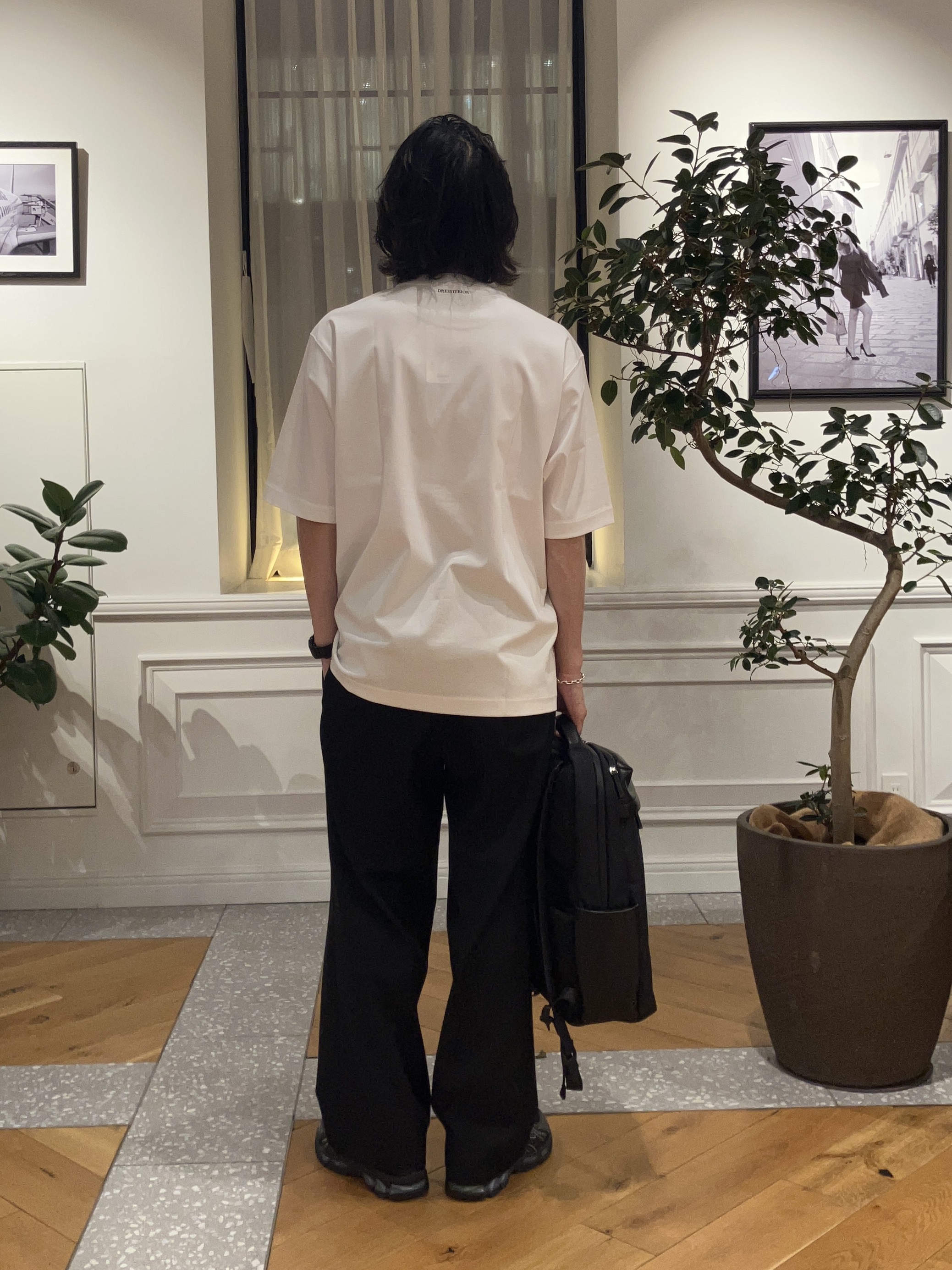 junyaさんの「DRESSTERIOR｜【接触冷感／抗菌防臭／消臭】ICE CLEAR COTTON ガンラビットTシャツ」を使ったコーディネート