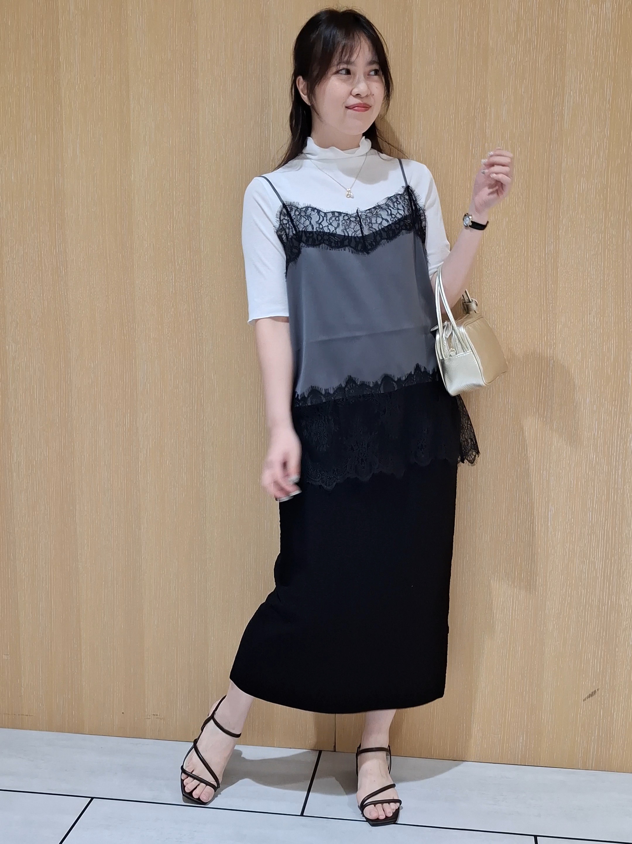 YuKaRiさんの「UNTITLED｜【セットアップ可】ドライタッチニットプルオーバー」を使ったコーディネート