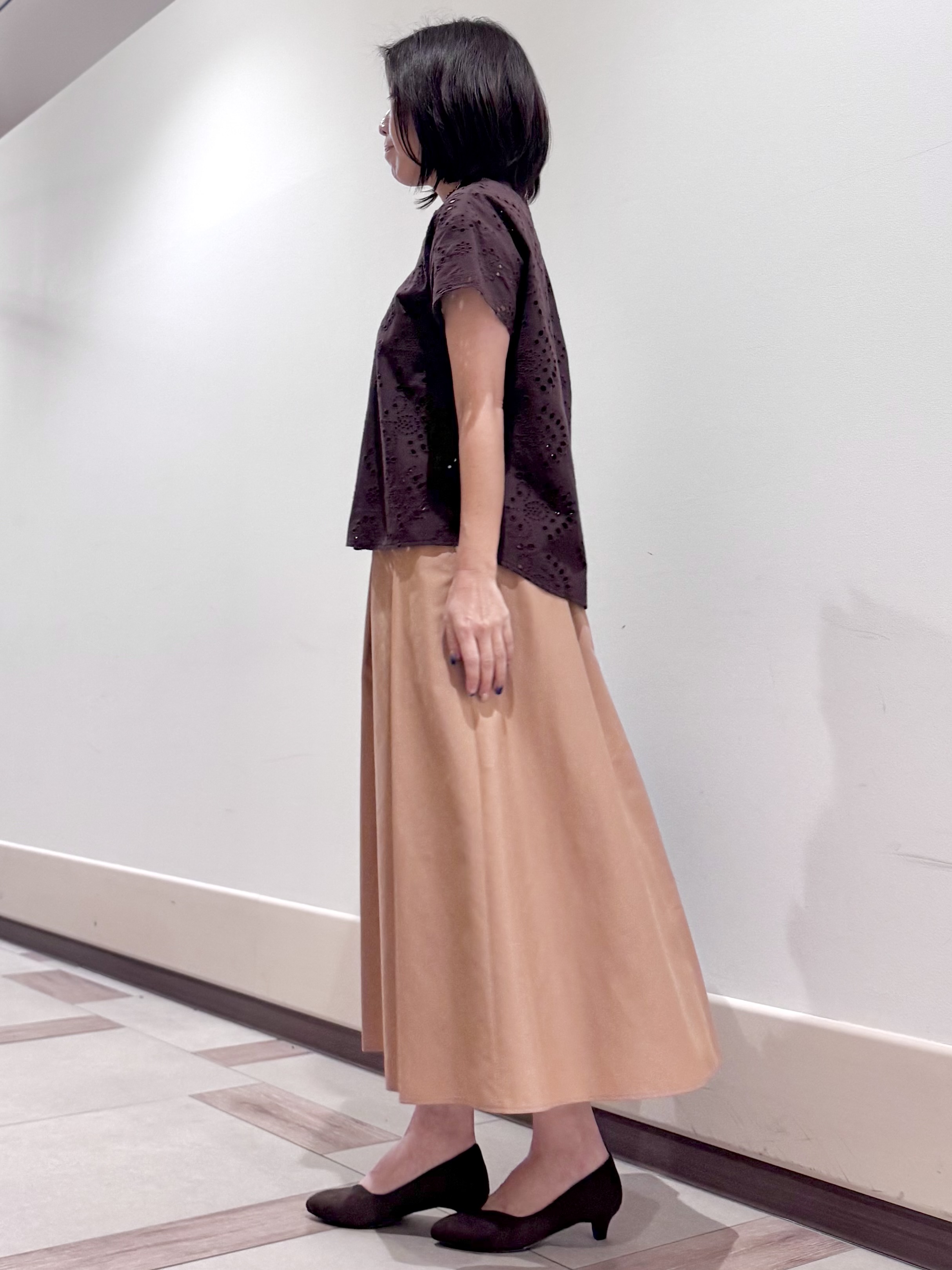 kaeさんの「Reflect｜【通勤◎】カットワーク刺繍レース シャツブラウス」を使ったコーディネート