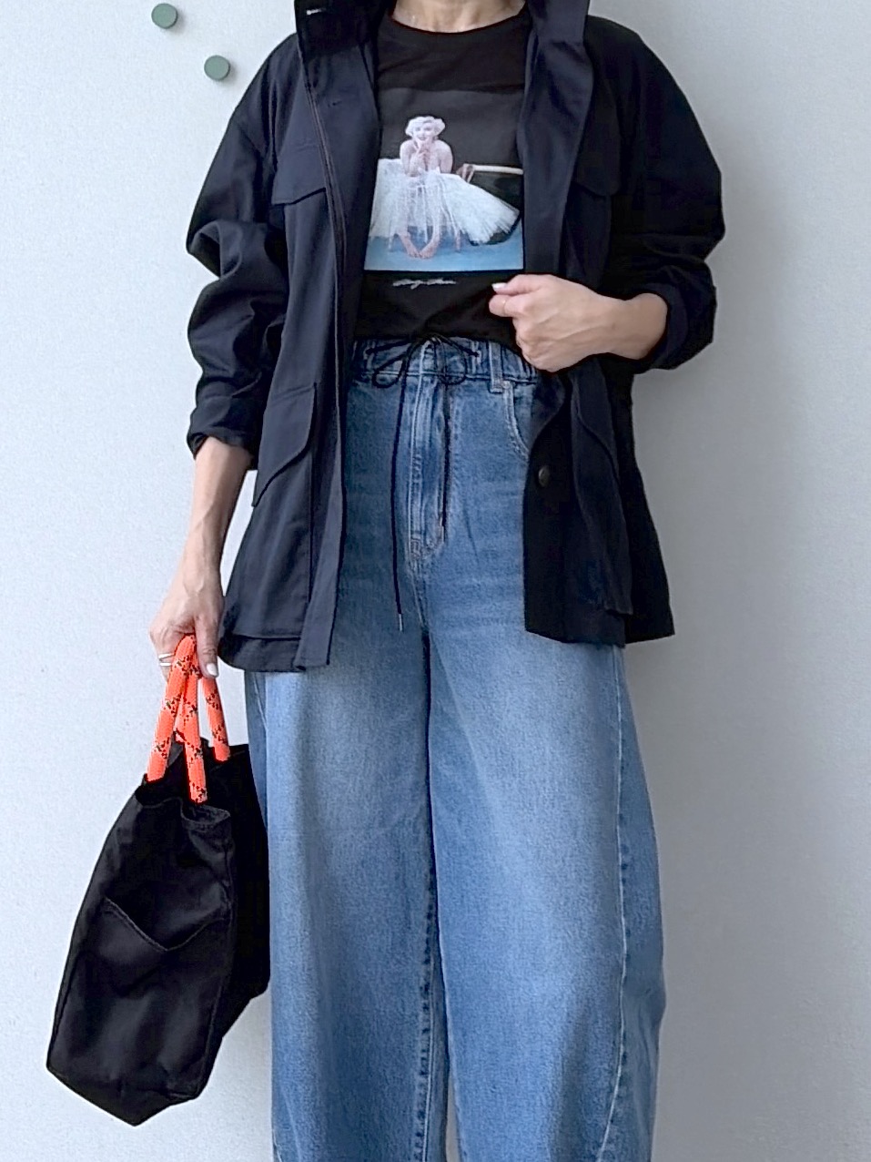 yoshikadoさんの「DRESSTERIOR｜【別注】マリリンモンロー/カラープリントTシャツ」を使ったコーディネート