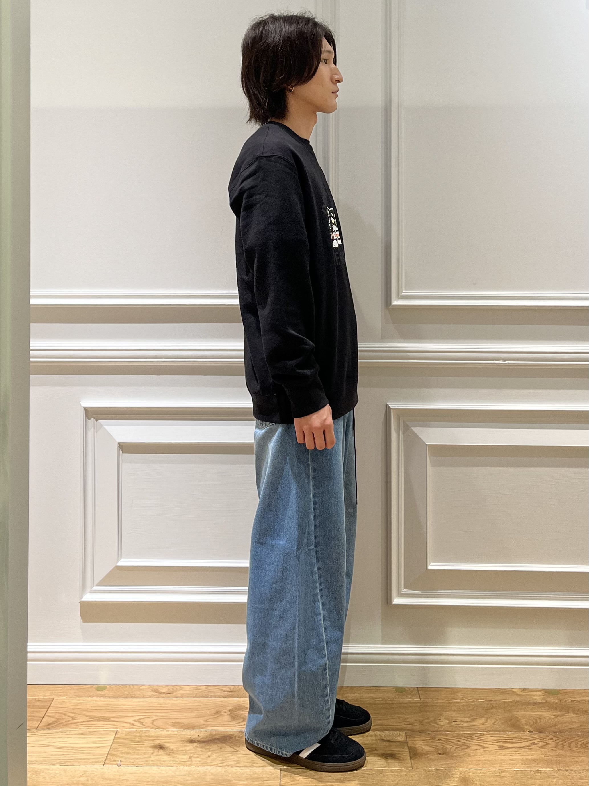 Watanabeさんの「DRESSTERIOR｜ミサイルキャット 裏起毛スウェットクルーネックTシャツ」を使ったコーディネート