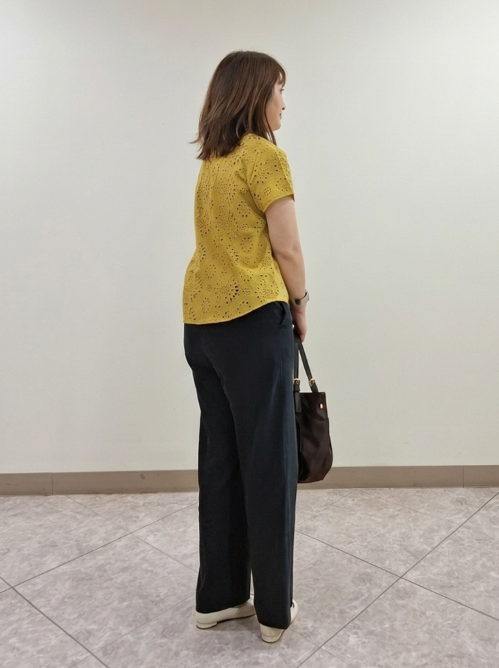 S.xuliさんの「Reflect｜【通勤◎】カットワーク刺繍レース シャツブラウス」を使ったコーディネート