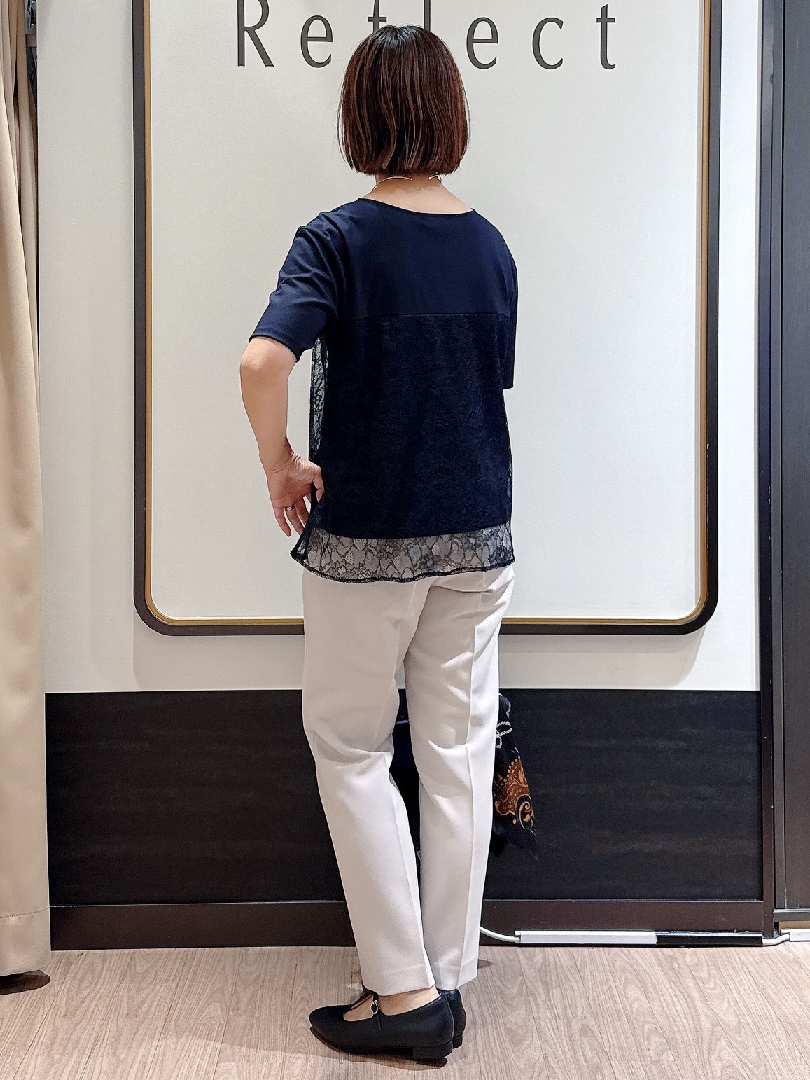 nekoさんの「Reflect｜【UVカット／接触冷感／手洗い可】ラッセルレースプルオーバー」を使ったコーディネート