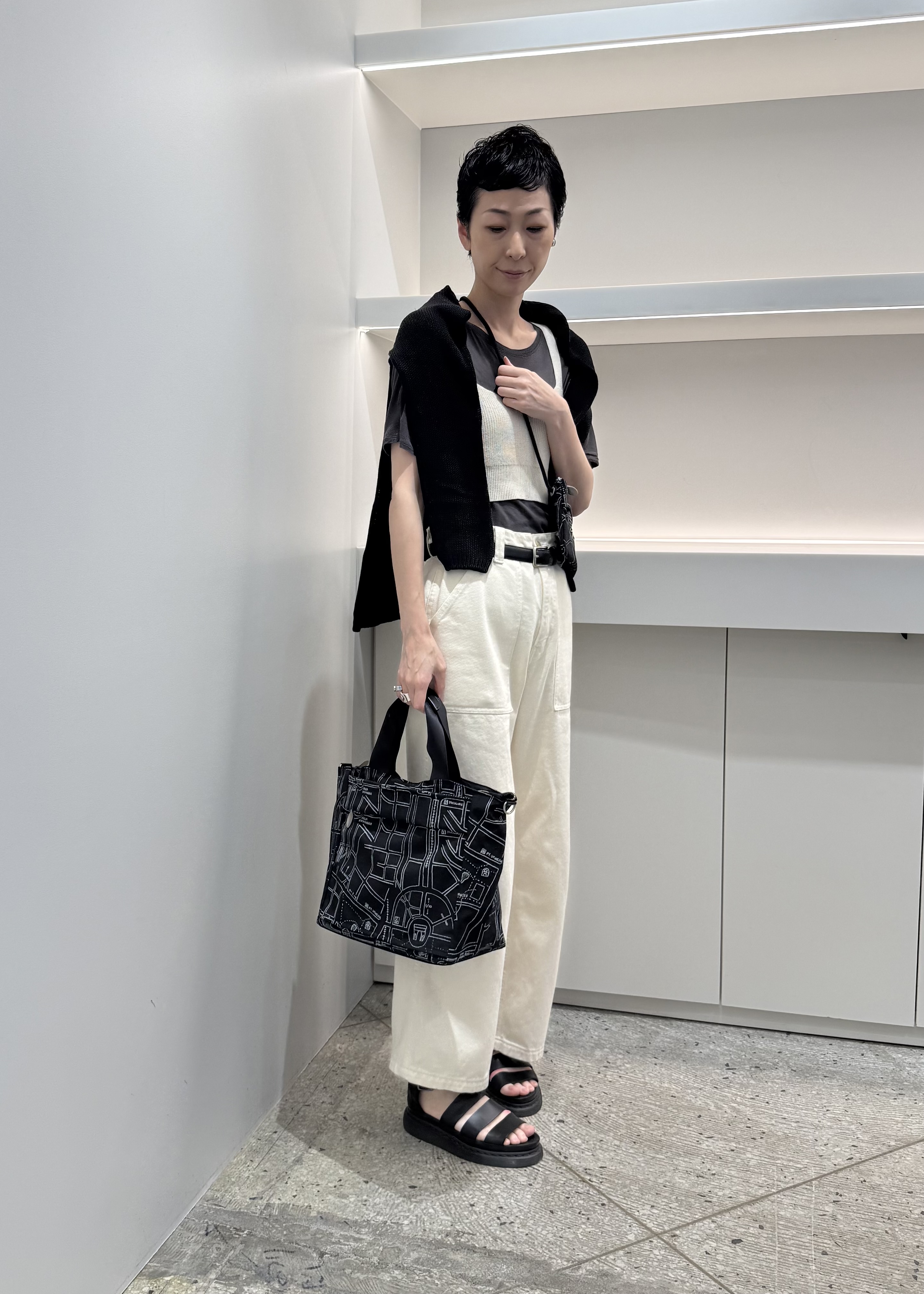 Kさんの「HIROKO HAYASHI｜COMODA（コモダ）2wayボストンバッグ」を使ったコーディネート