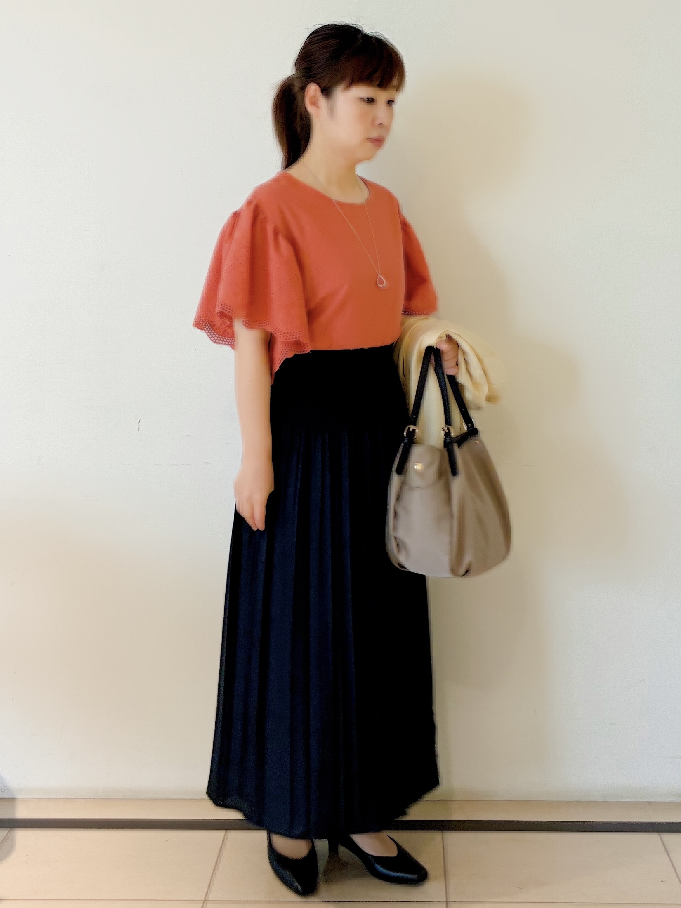 ひーさんの「Reflect｜【ライトアウター／ゆったり羽織れる／気軽な羽織りに◎】ライトブルゾン」を使ったコーディネート