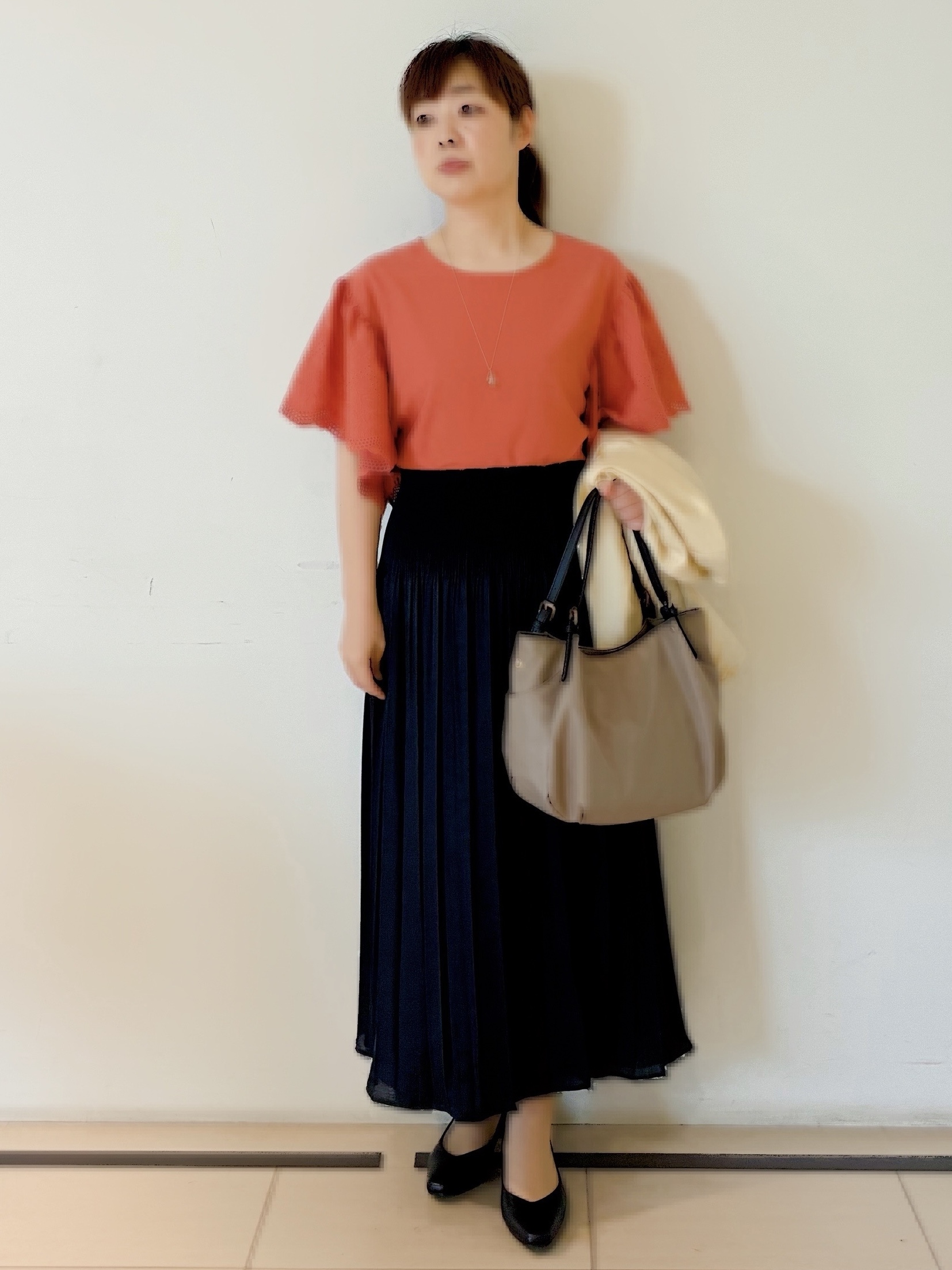 ひーさんの「Reflect｜【ライトアウター／ゆったり羽織れる／気軽な羽織りに◎】ライトブルゾン」を使ったコーディネート