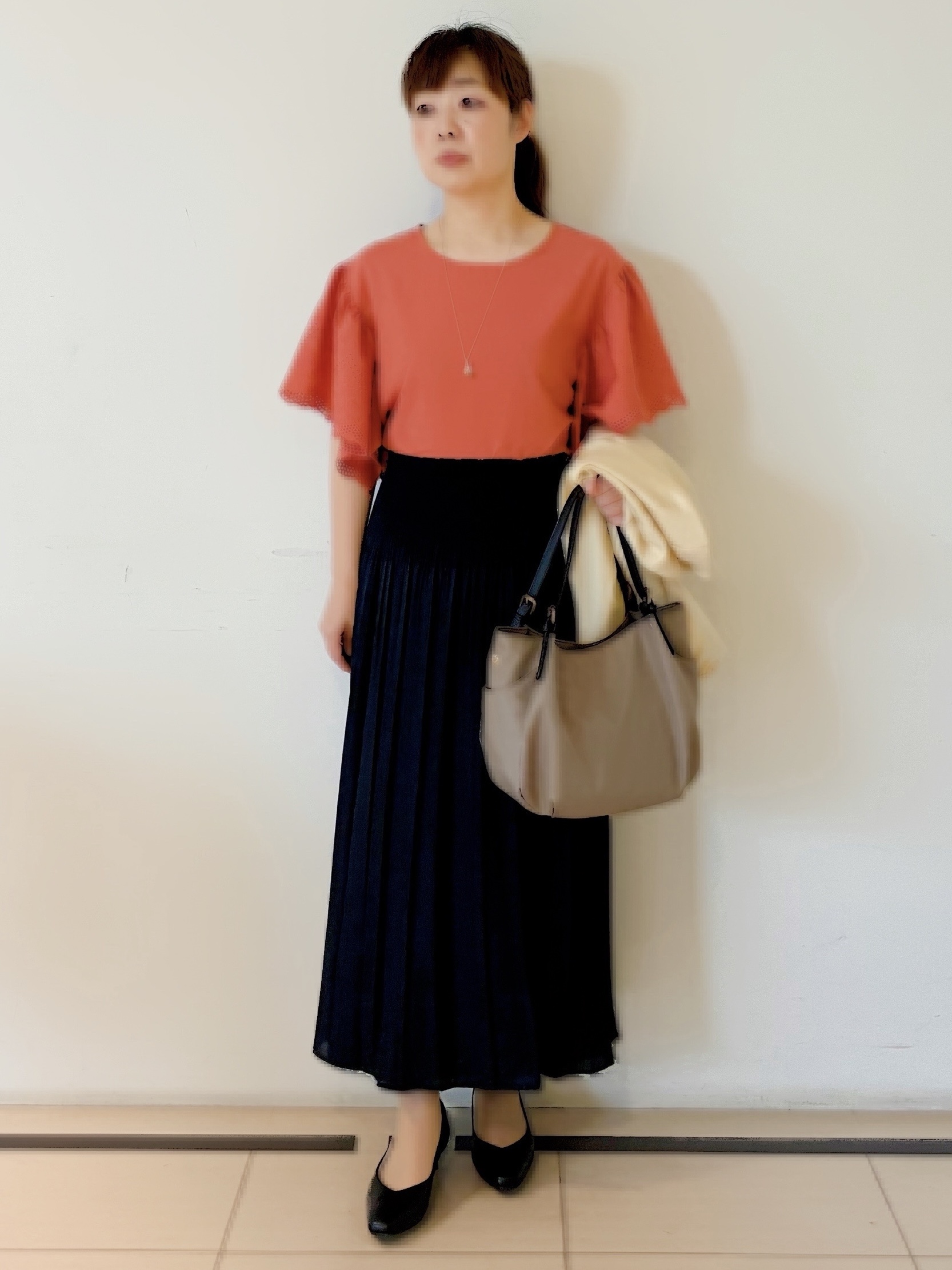 ひーさんの「Reflect｜【ライトアウター／ゆったり羽織れる／気軽な羽織りに◎】ライトブルゾン」を使ったコーディネート