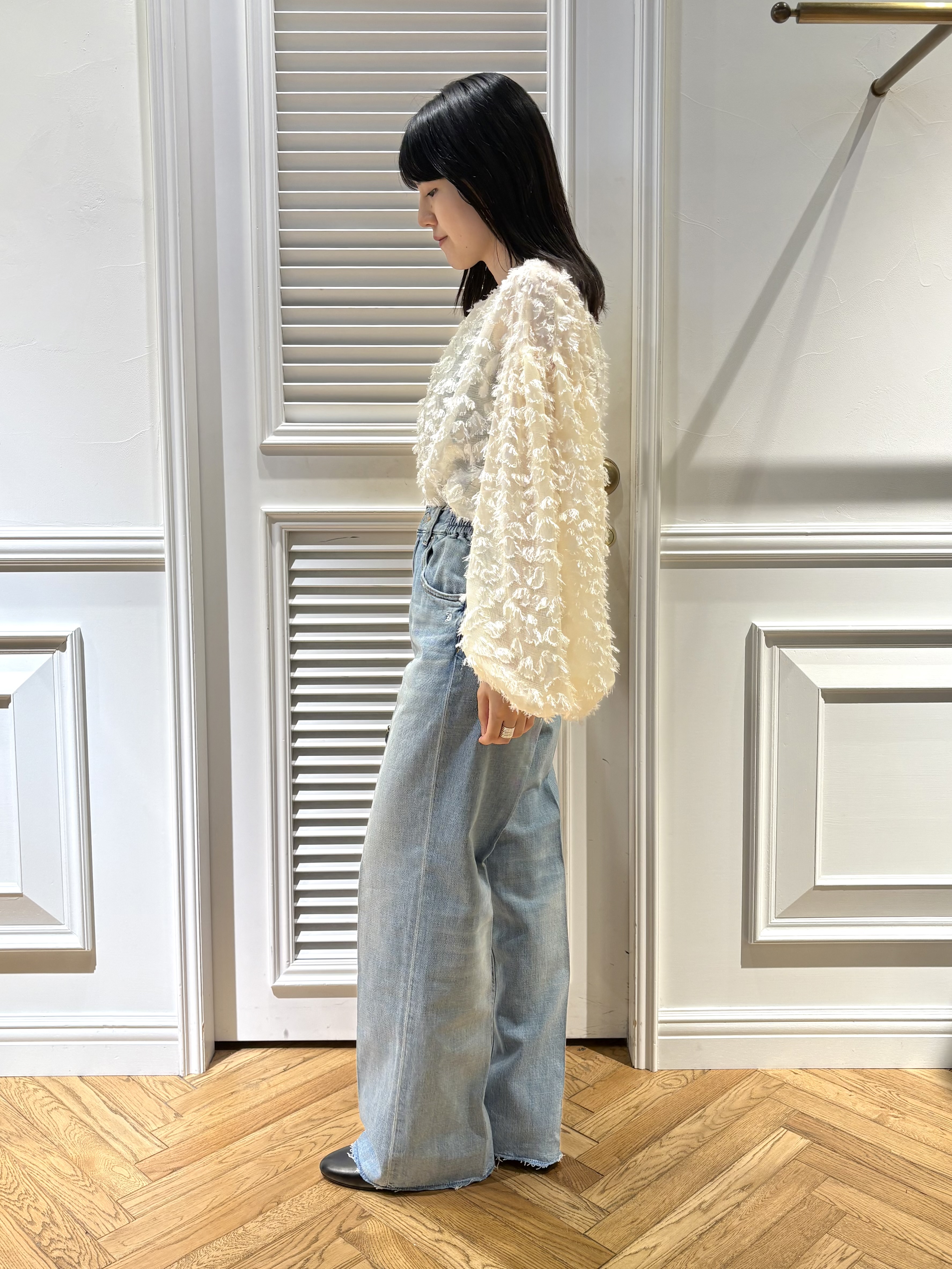 cocoさんの「DRESSTERIOR｜【着映え】ジャガードボリュームブラウス」を使ったコーディネート
