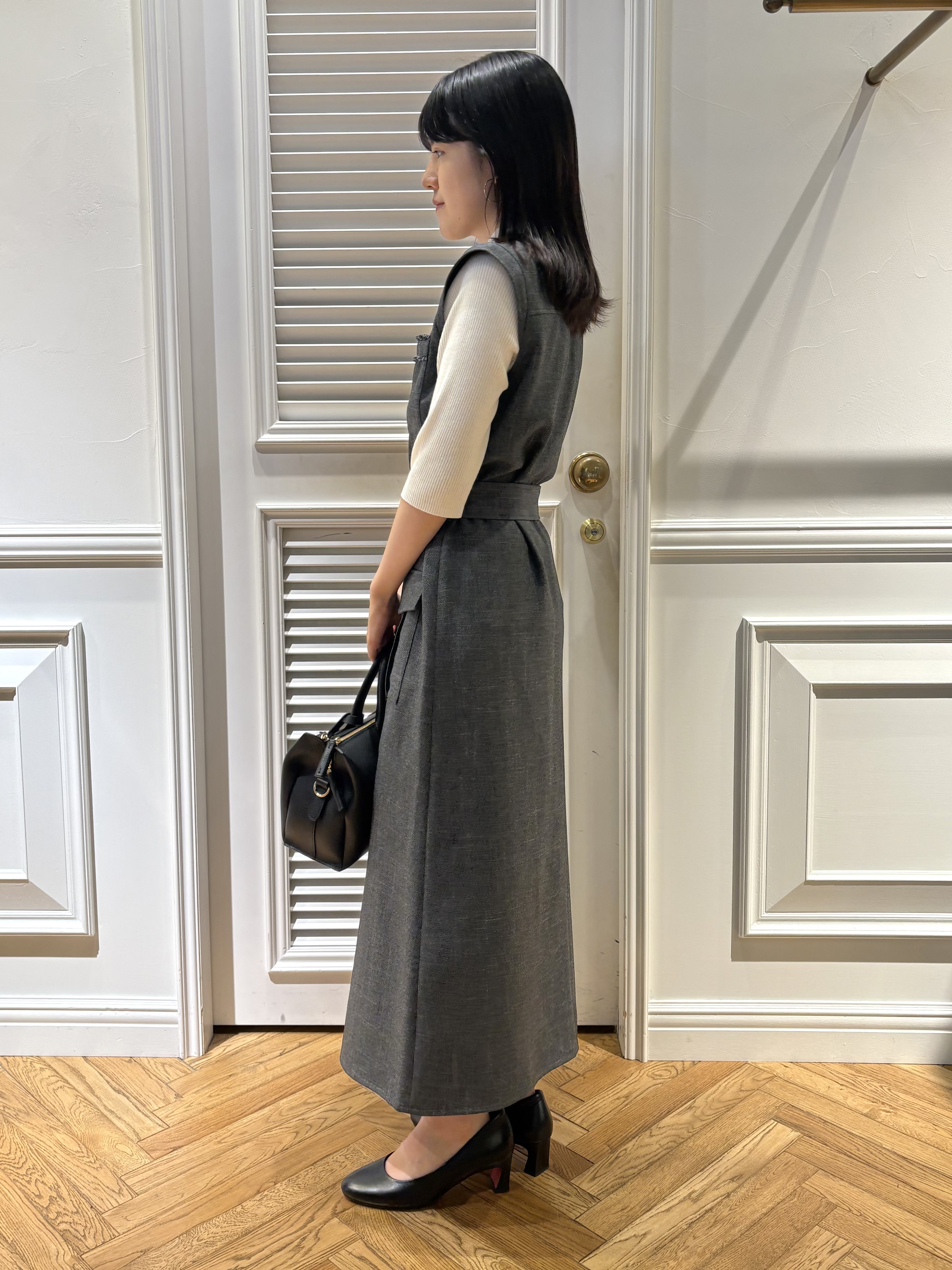 cocoさんの「DRESSTERIOR｜【接触冷感】クールタッチカットハーフスリーブプルオーバー」を使ったコーディネート