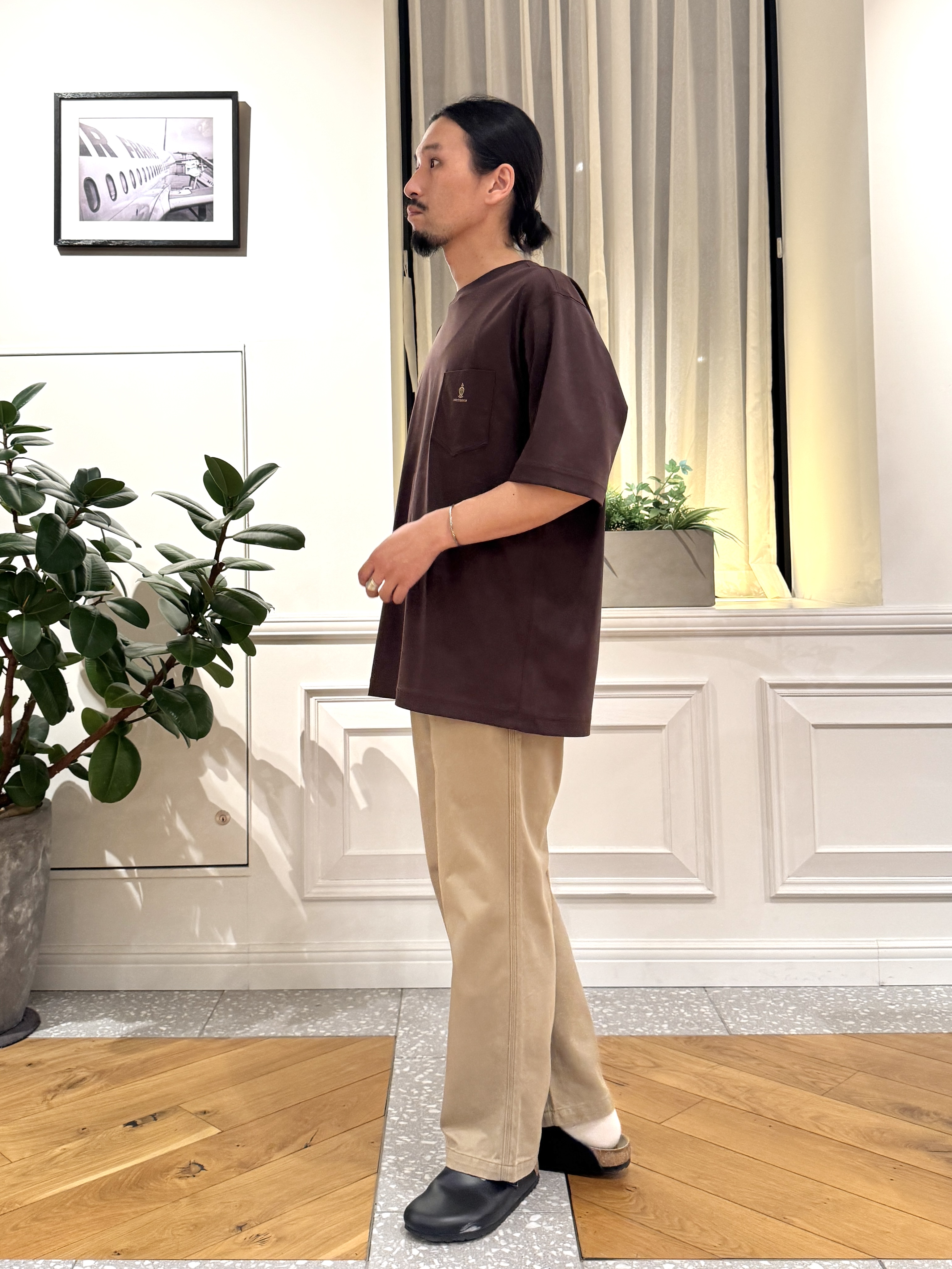 kawarataniさんの「DRESSTERIOR｜【接触冷感／抗菌防臭／消臭】ICE CLEAR COTTON オーバーフィットTシャツ」を使ったコーディネート