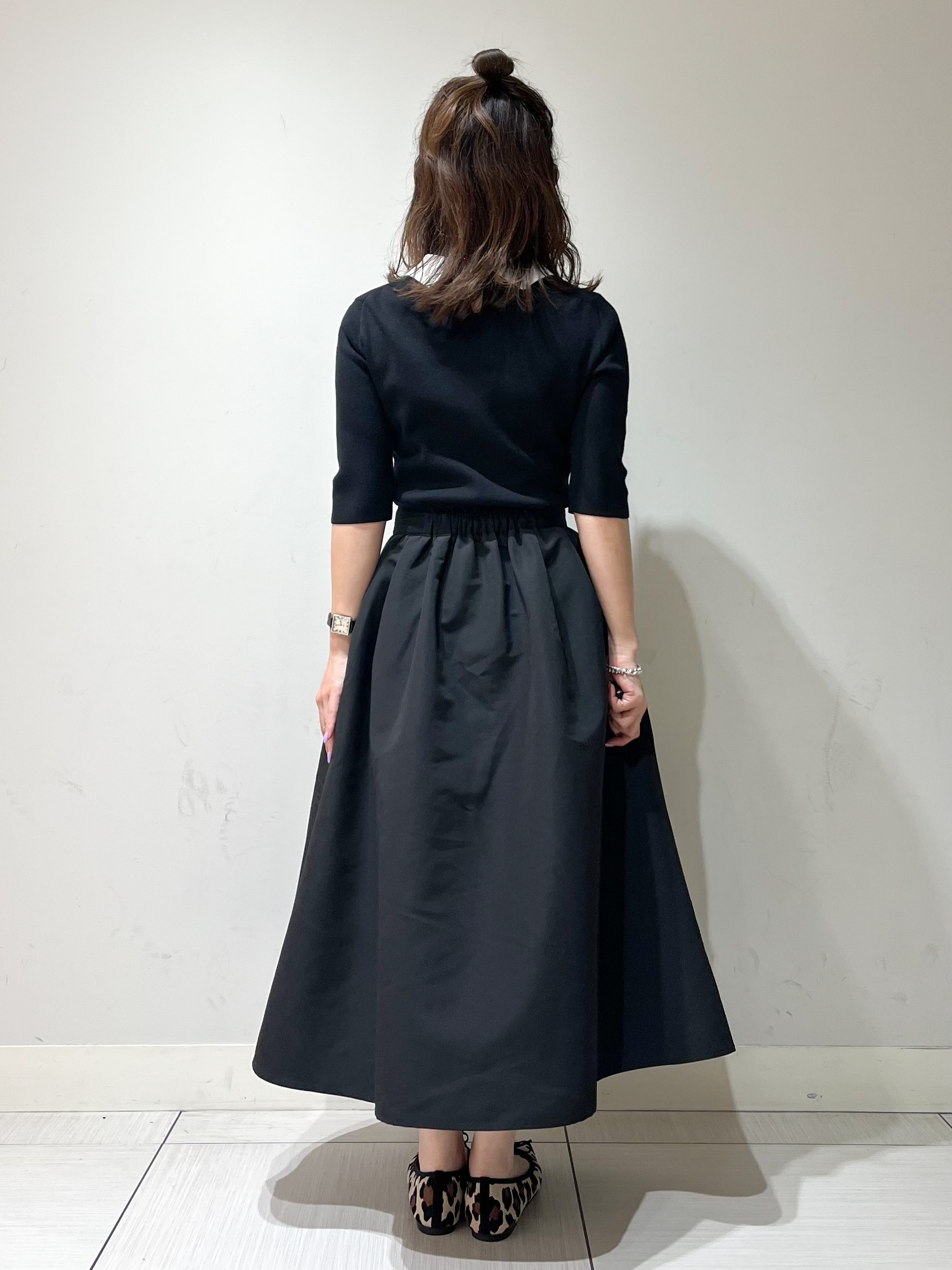 じゅんさんの「DRESSTERIOR｜バイカラーニットコンビワンピース」を使ったコーディネート
