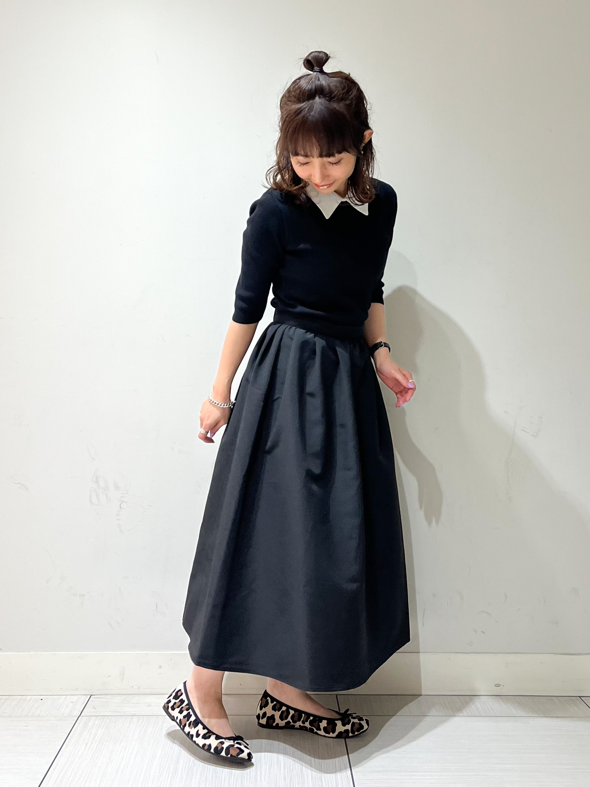 じゅんさんの「DRESSTERIOR｜バイカラーニットコンビワンピース」を使ったコーディネート