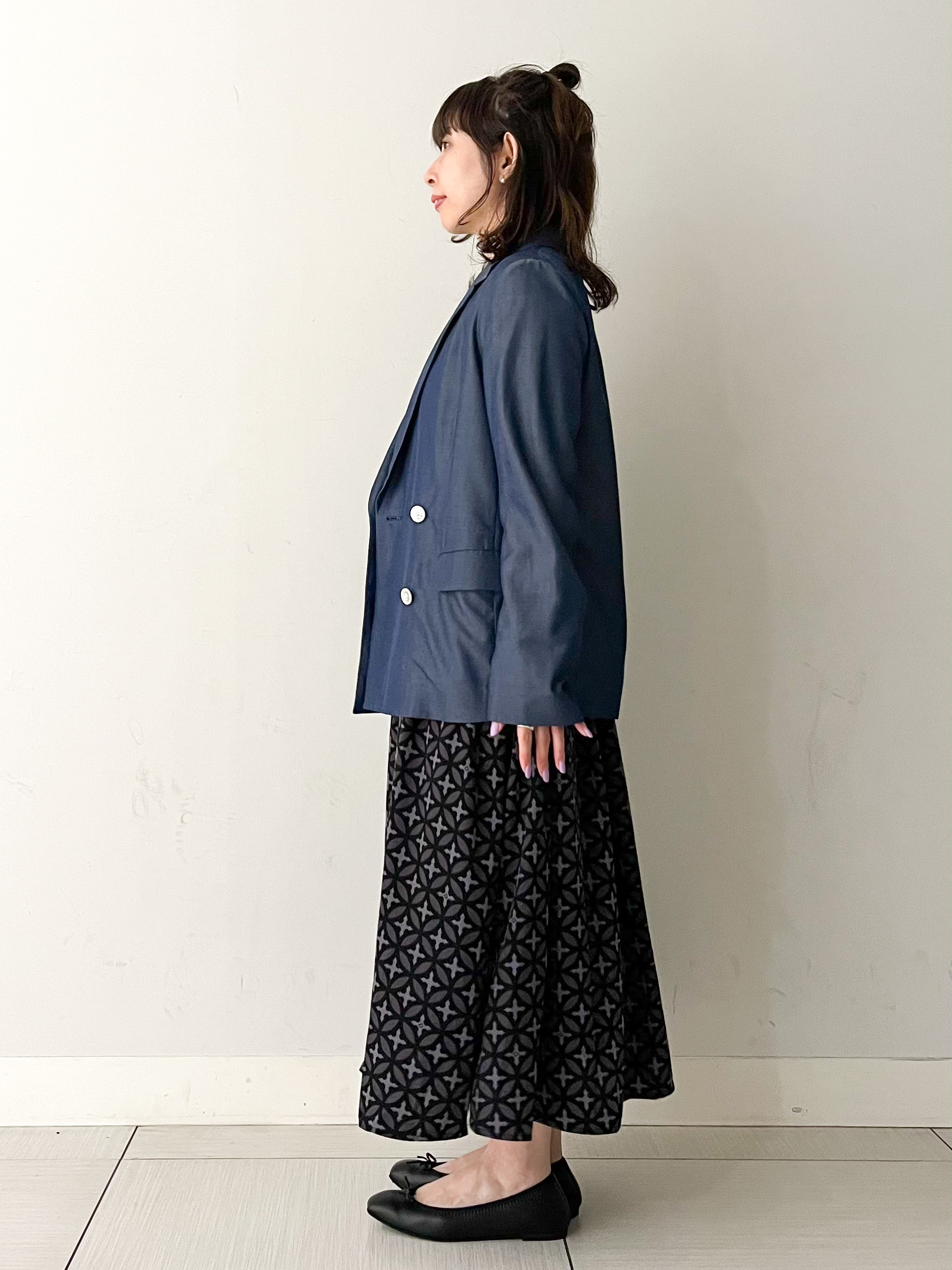 じゅんさんの「DRESSTERIOR｜【otonaMUSE5月号掲載/セットアップ可】テンセルデニムダブルジャケット」を使ったコーディネート