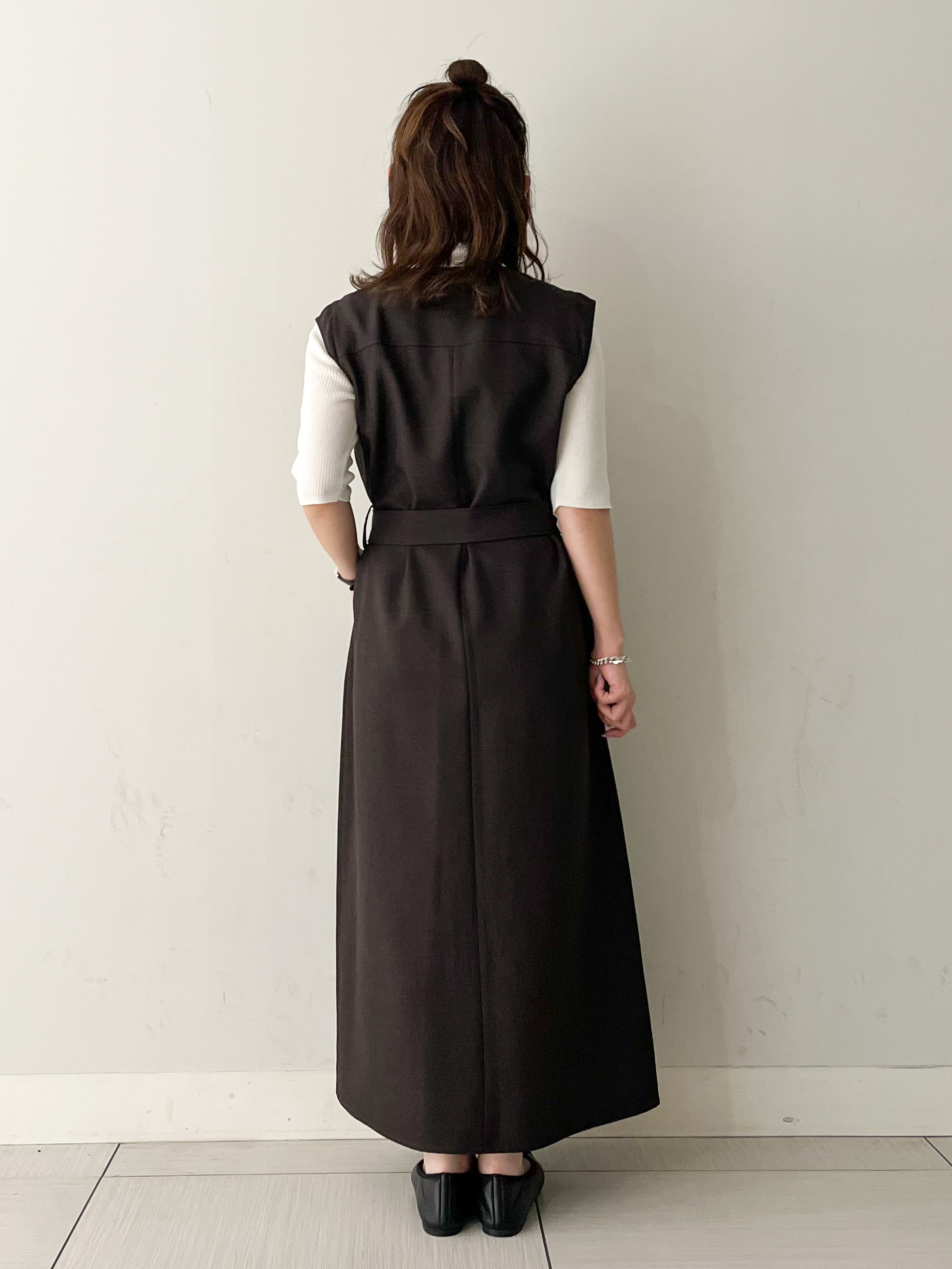 じゅんさんの「DRESSTERIOR｜ウォッシャブルツイードライクワンピース」を使ったコーディネート