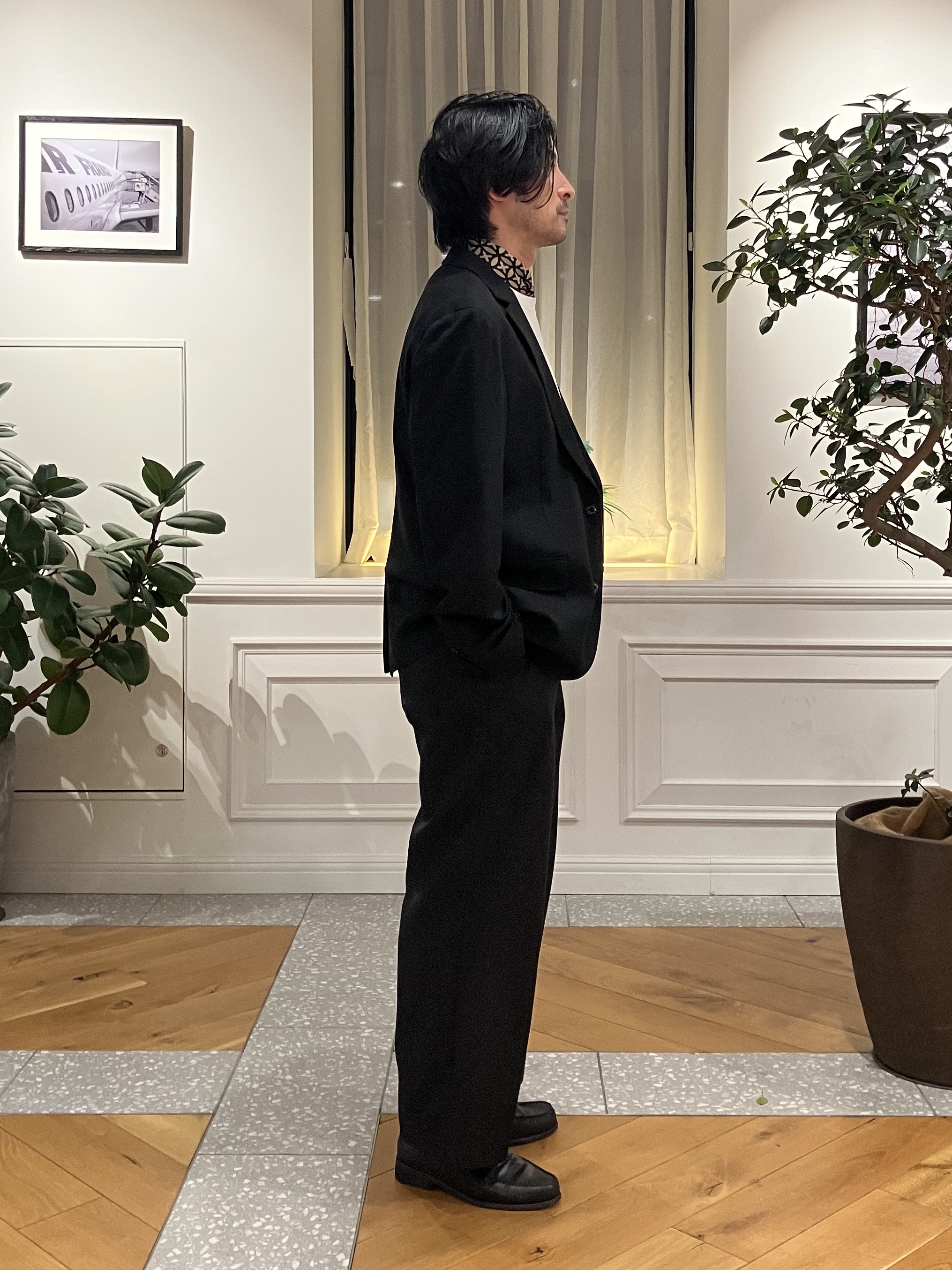 junyaさんの「DRESSTERIOR｜【マルチ2WAYストレッチ/セットアップ可】CARREMAN ライトジャージージャケット」を使ったコーディネート