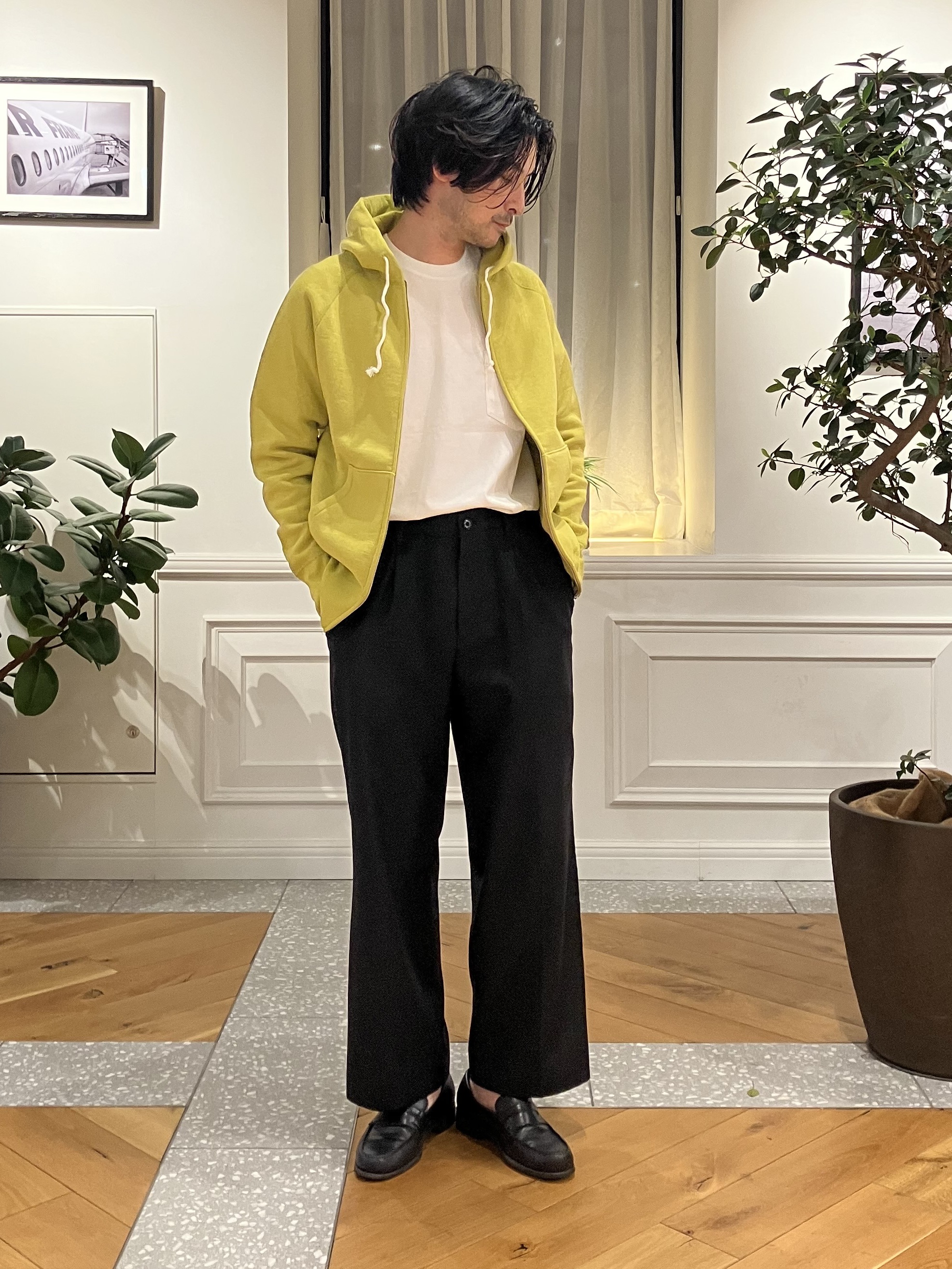 junyaさんの「DRESSTERIOR｜【接触冷感／抗菌防臭／消臭】ICE CLEAR COTTON ポケットTシャツ」を使ったコーディネート