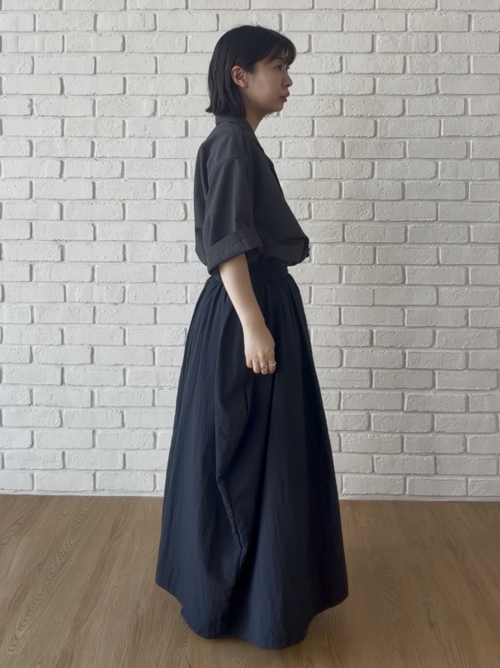 abeさんの「tk.TAKEO KIKUCHI｜【セットアップ対応可／吸水速乾】セオ&alpha;（R）開襟シャツ」を使ったコーディネート