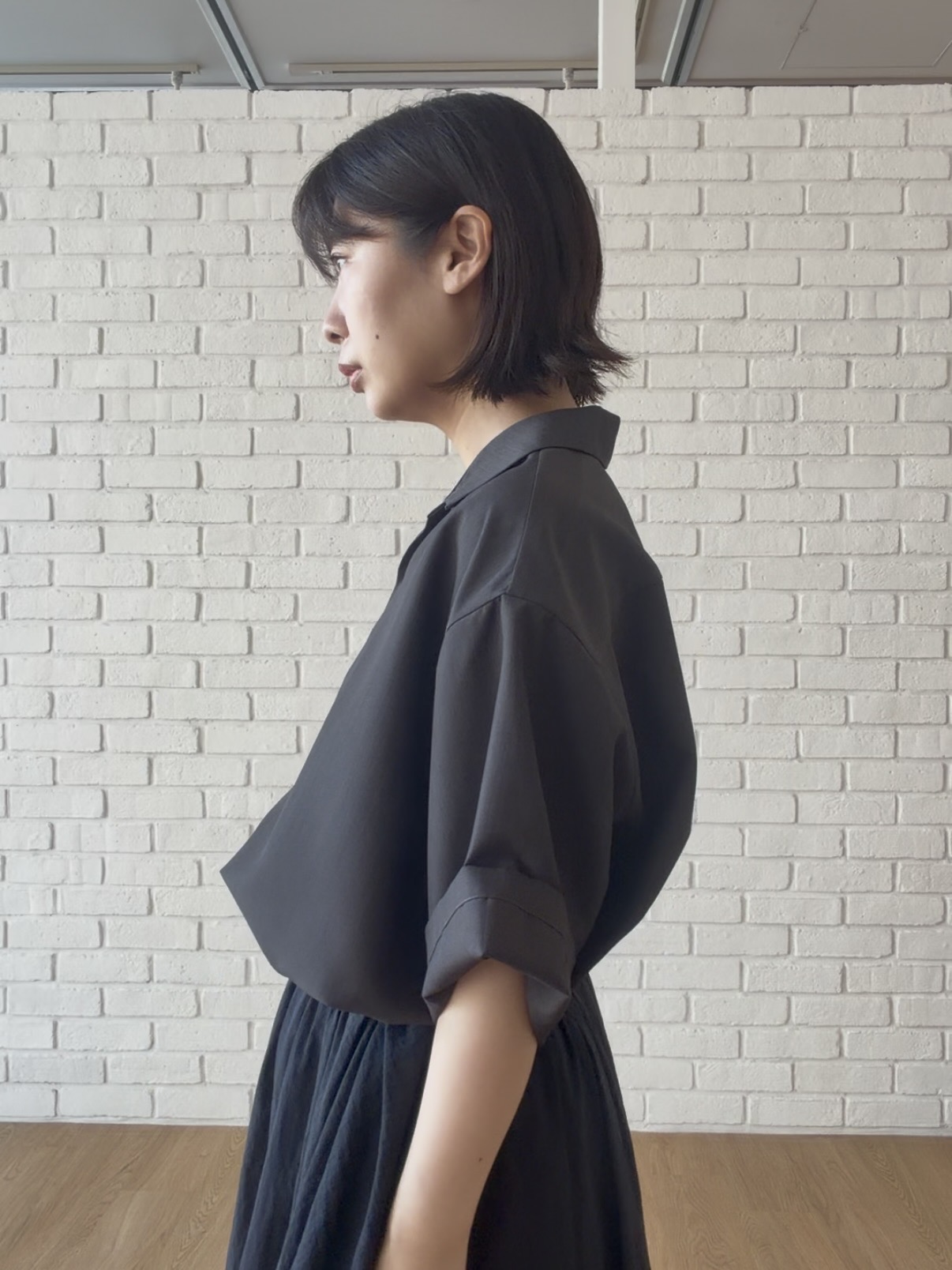 abeさんの「tk.TAKEO KIKUCHI｜【セットアップ対応可／吸水速乾】セオ&alpha;（R）開襟シャツ」を使ったコーディネート